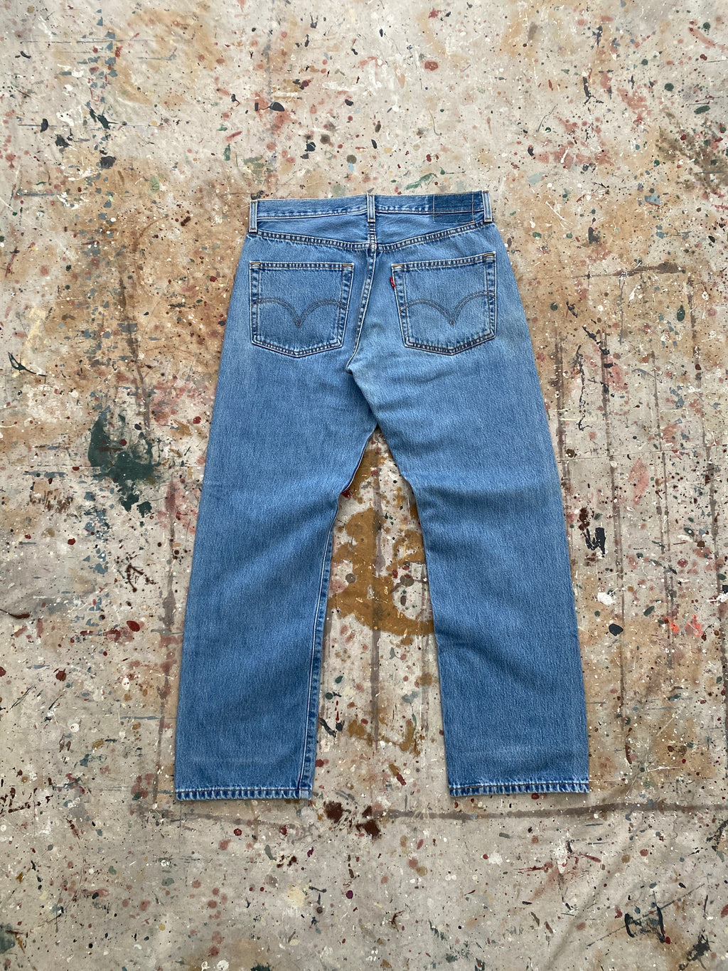 90s levi's 501 light wash jeans