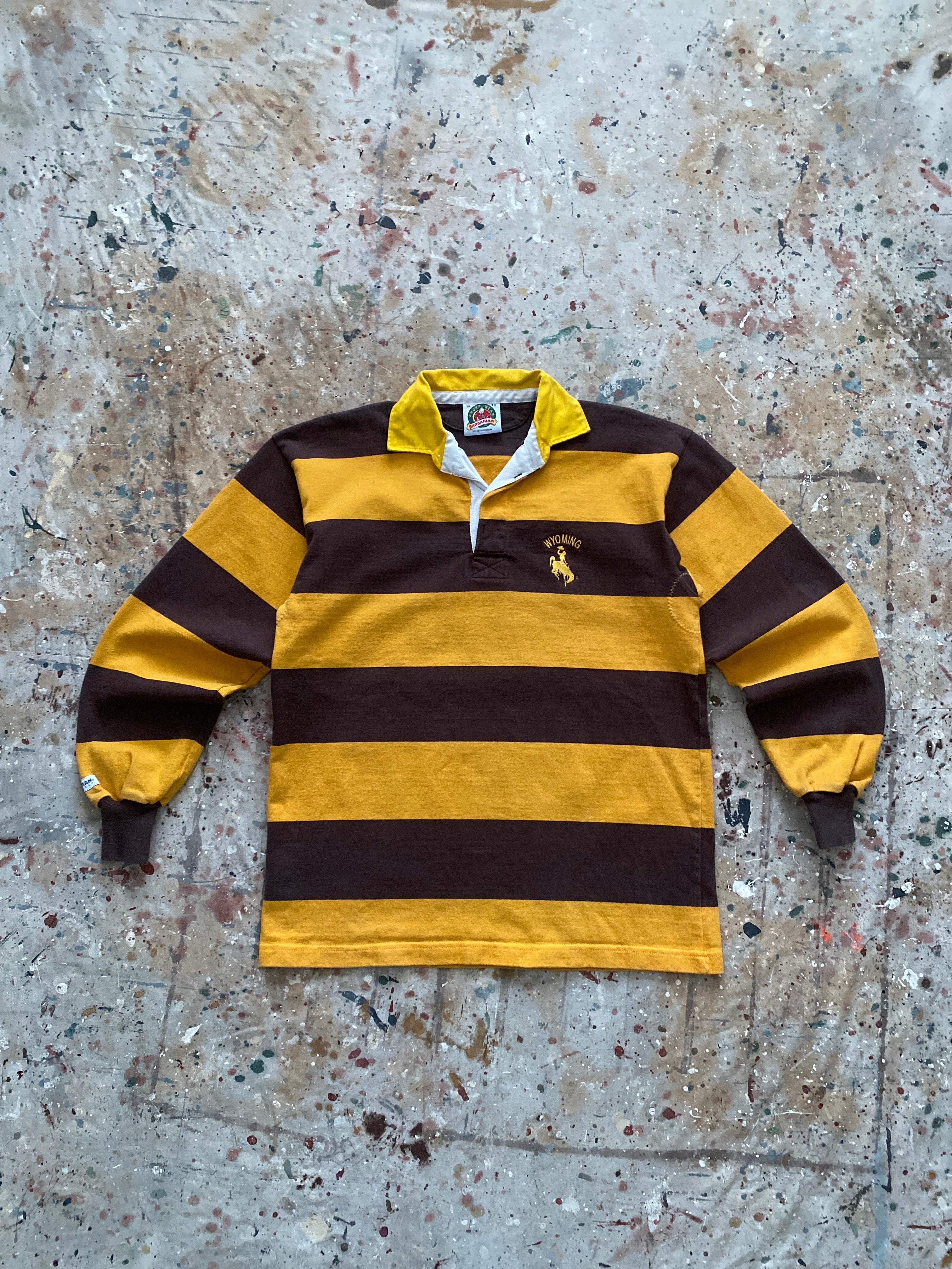 wyoming cowboys rugby shirt