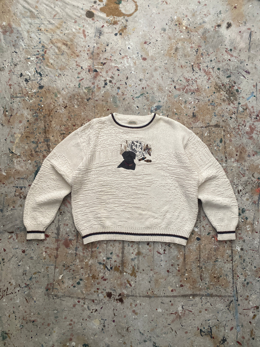 90s cotton knit sweater