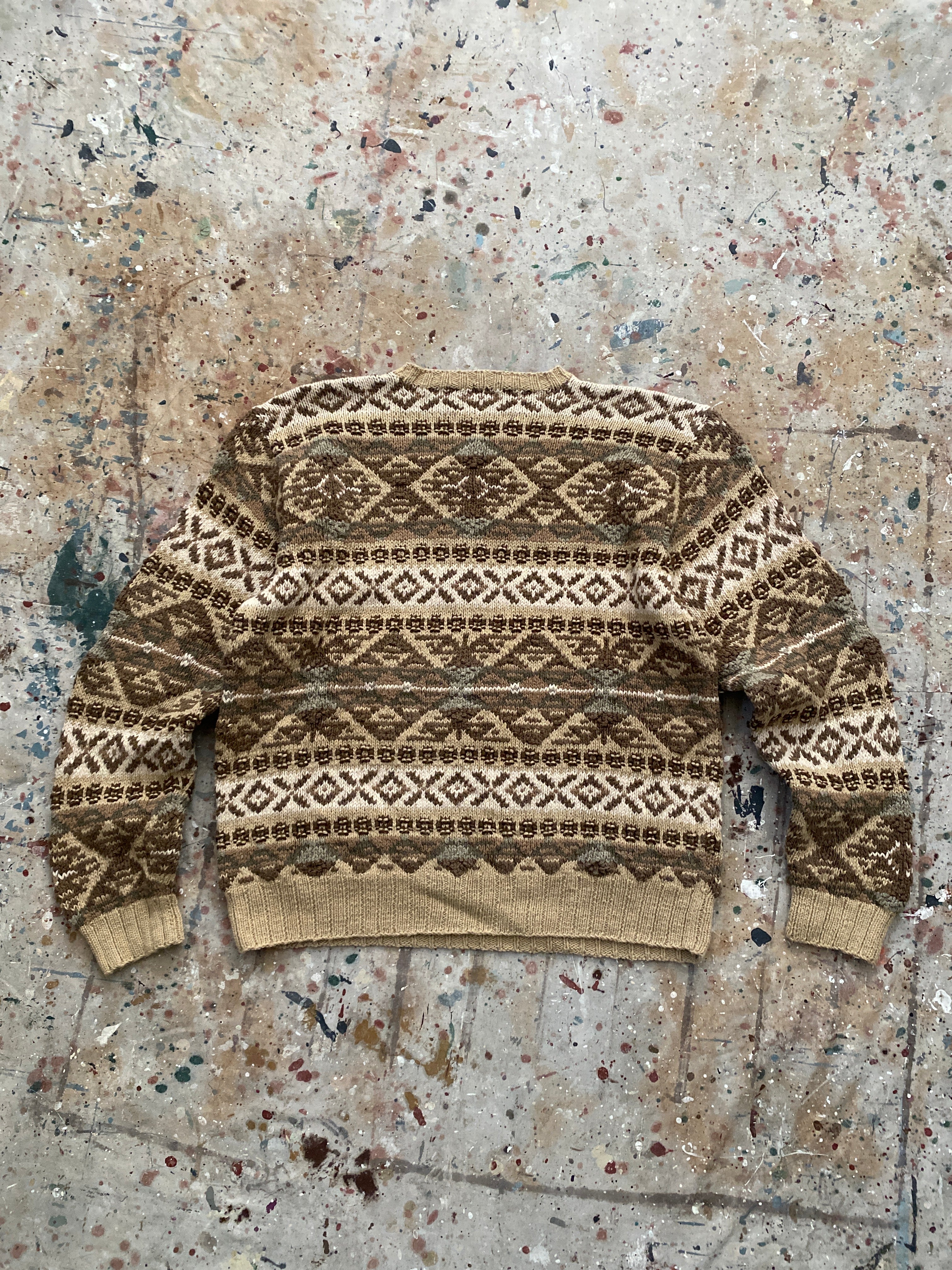 90s polo sportsman knit sweater