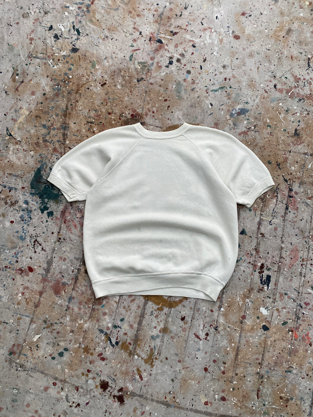 60s hand drawn short sleeve sweat