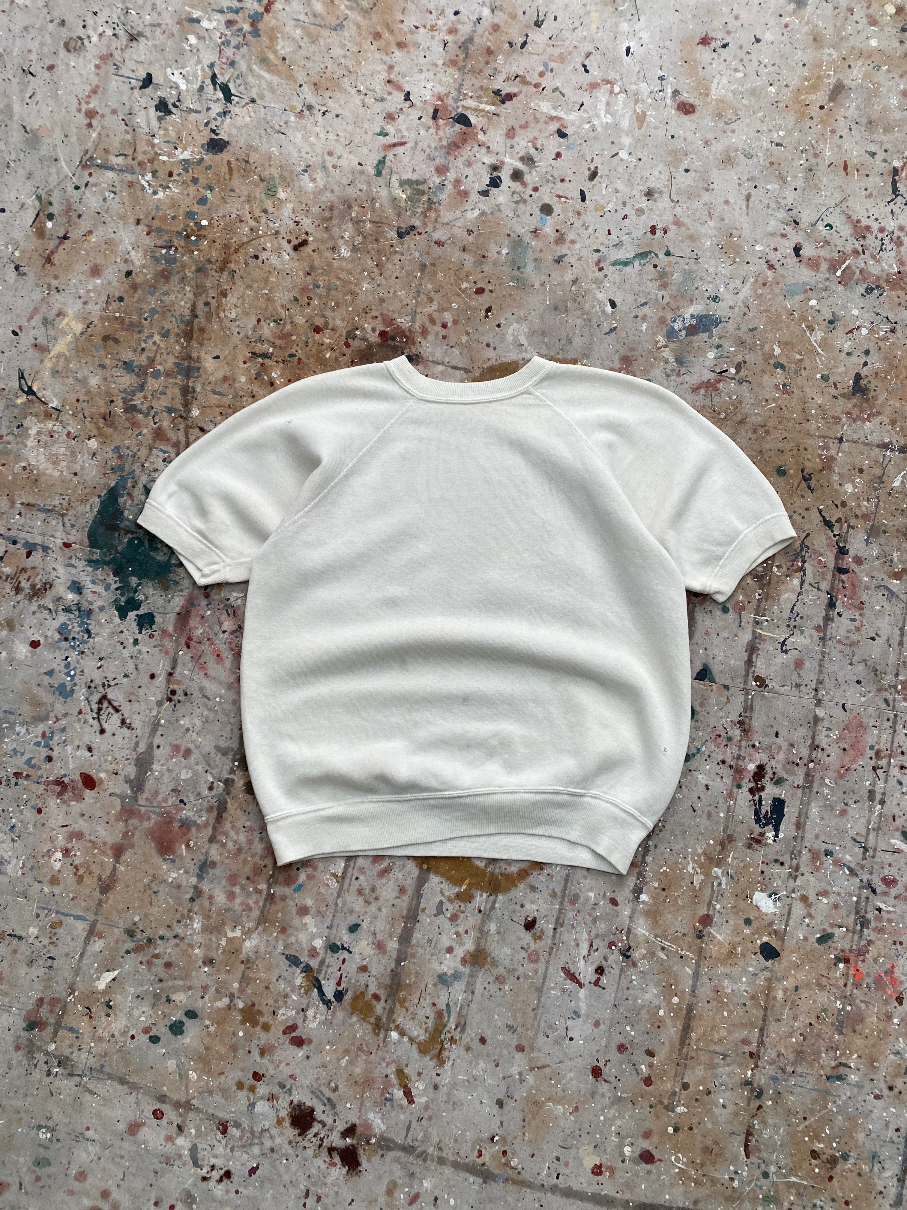 60s hand drawn short sleeve sweat