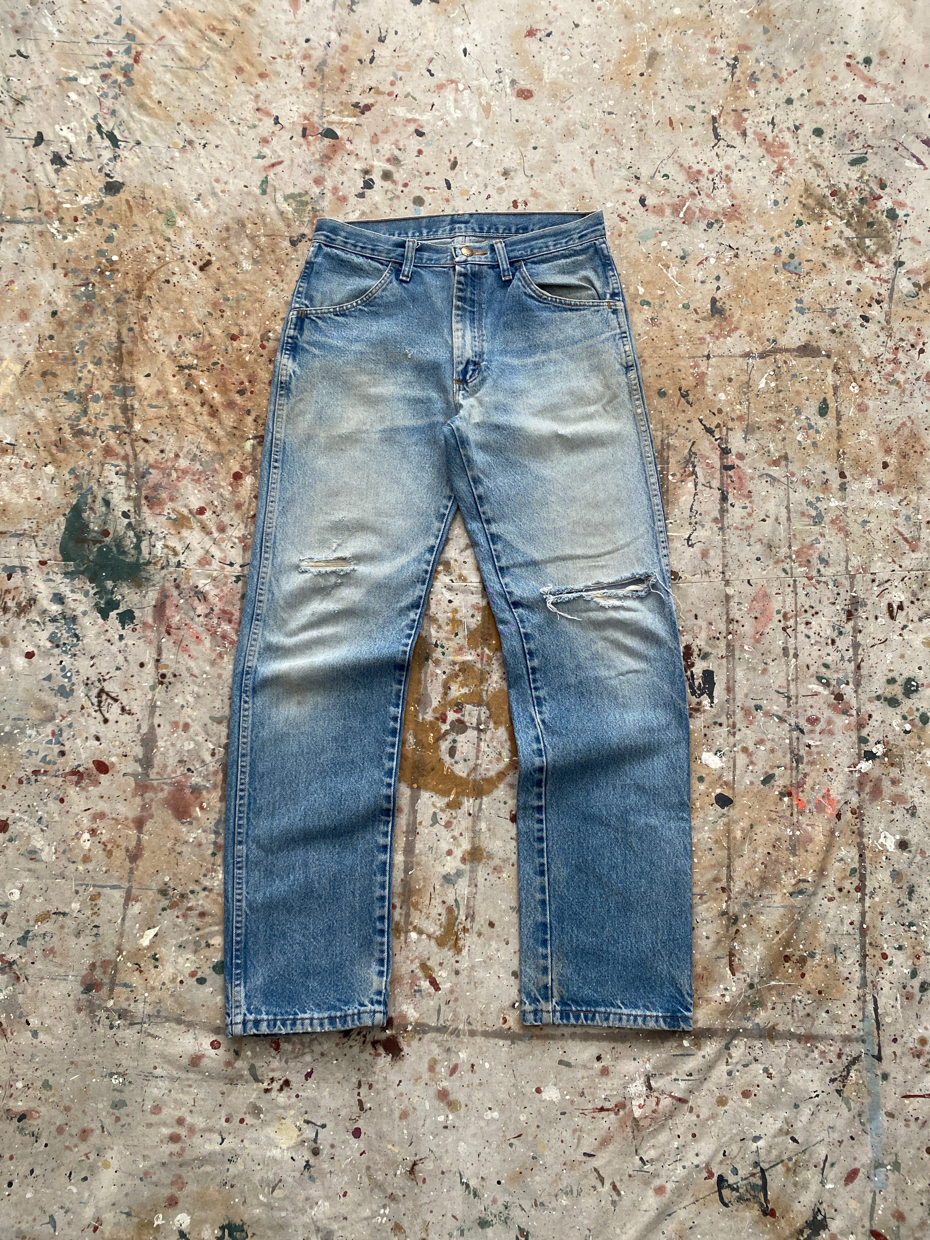 00s distressed rustler jeans