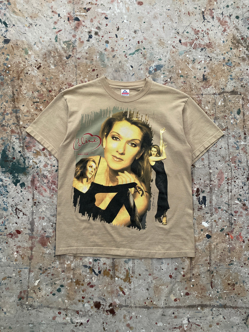 1999 celine dion tour tee