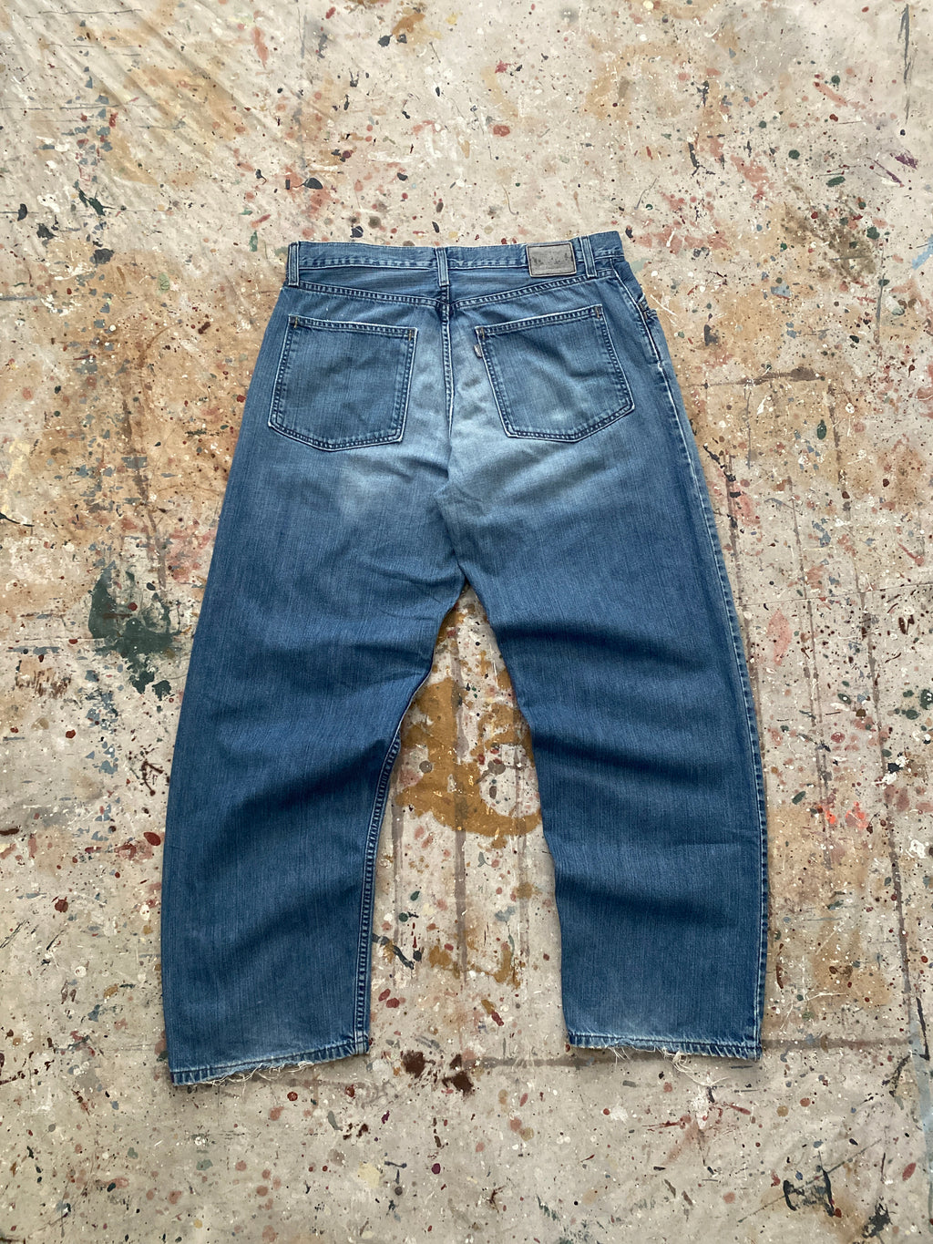 90s levi's baggy silver tab jeans