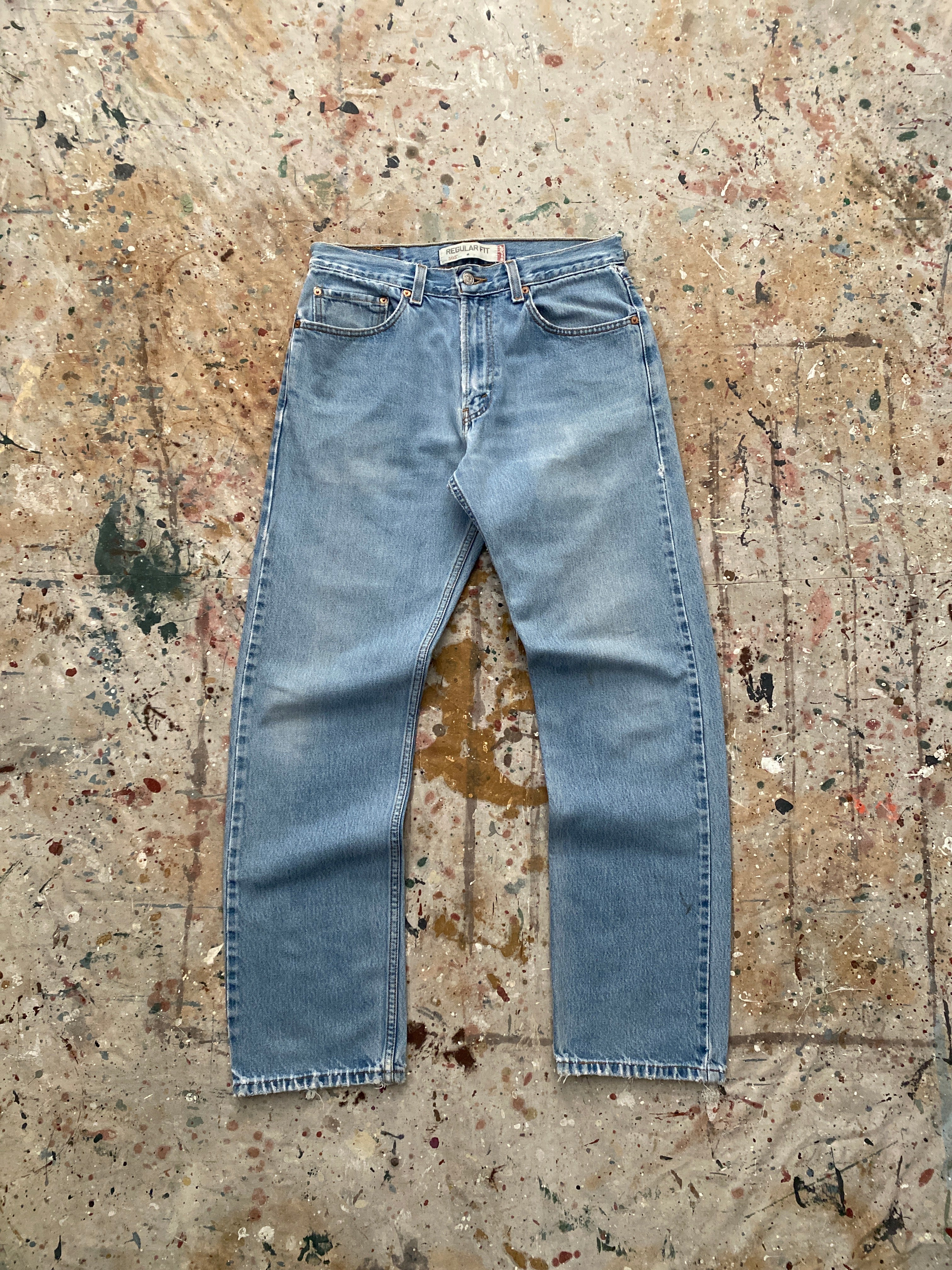 00s levi's 505 light wash jeans