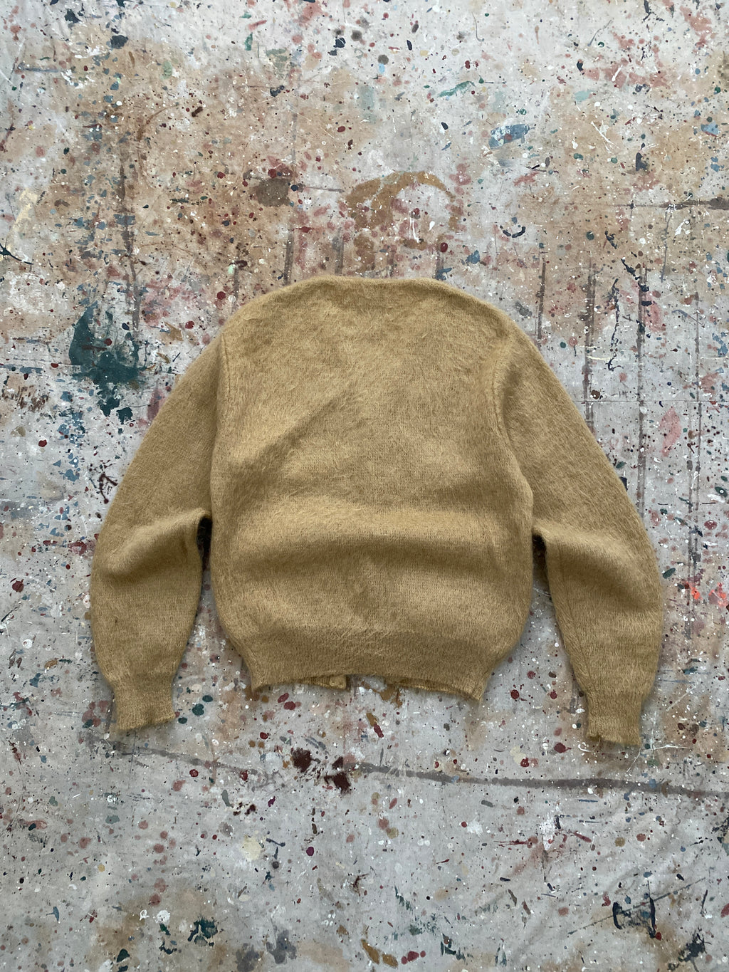 60s mohair cardigan sweater