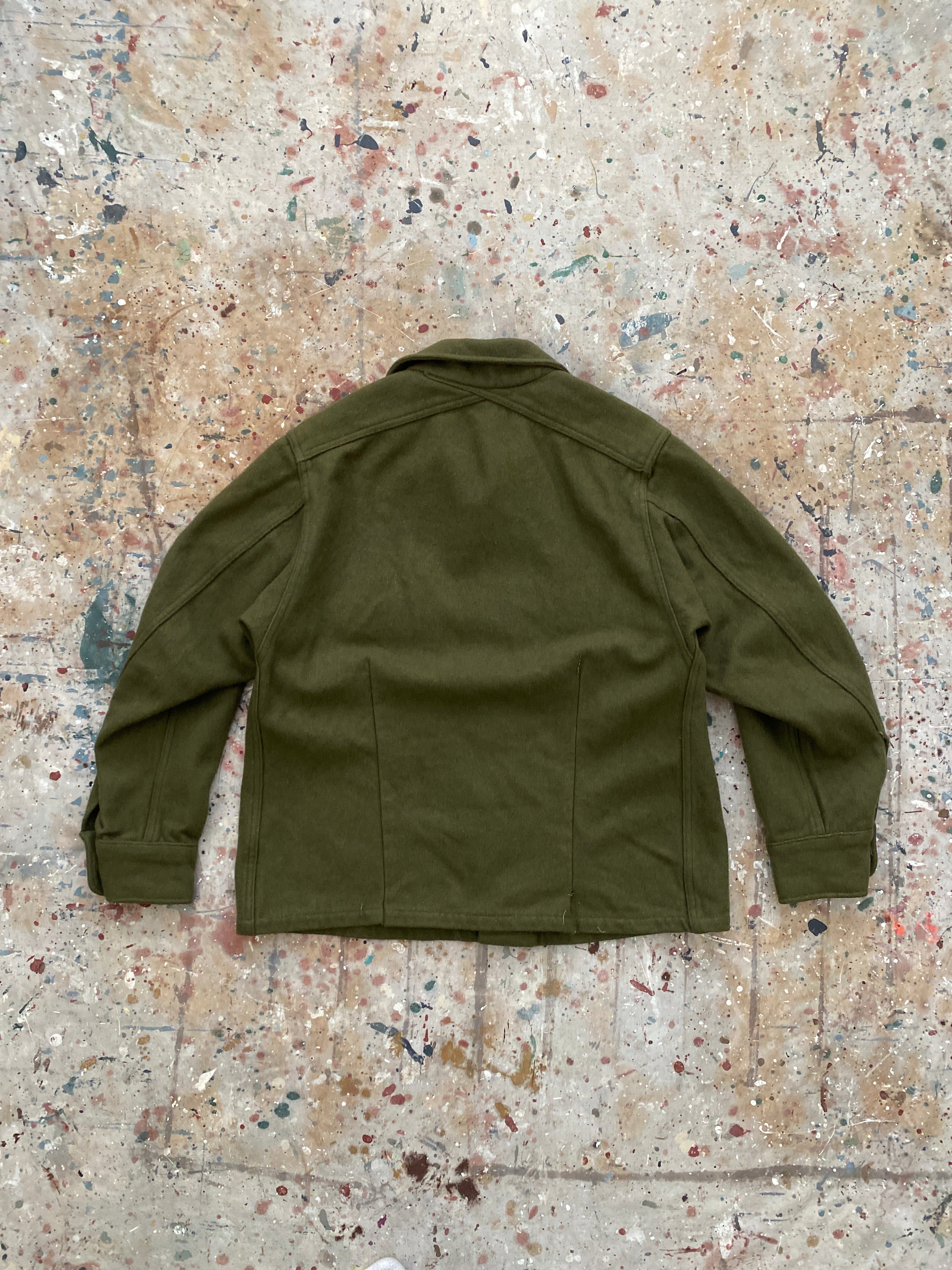 50s wool military shirt