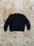 90s PRL quarter zip knit sweater