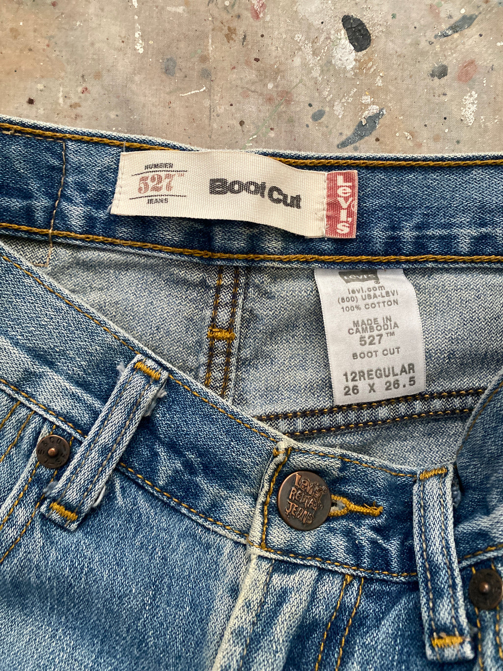 00s levi's 527 low rise bootcut jeans