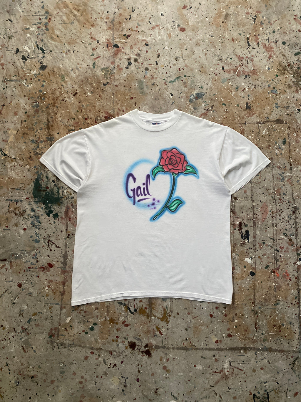 00s "gail" airbrushed tee
