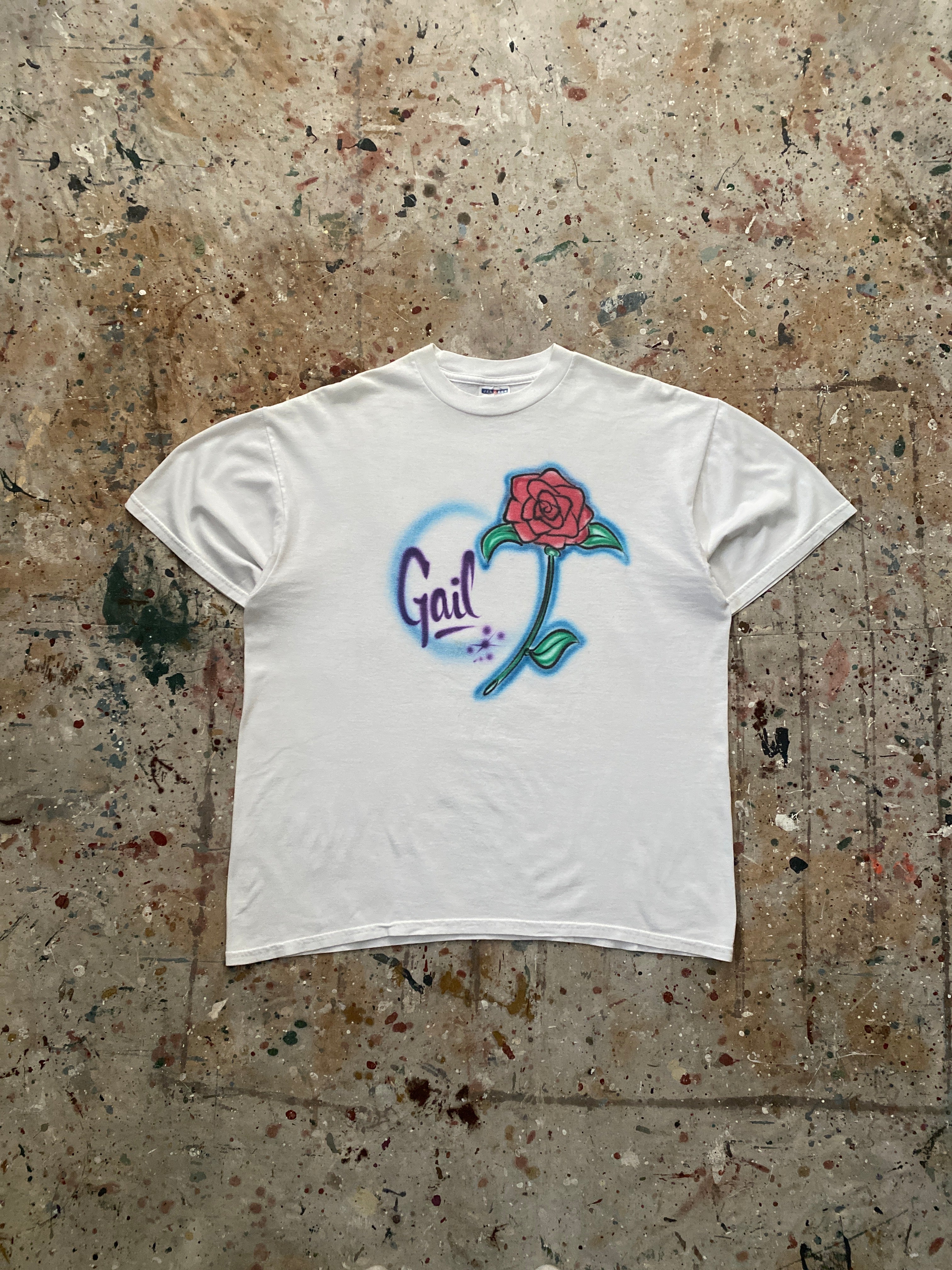 00s "gail" airbrushed tee