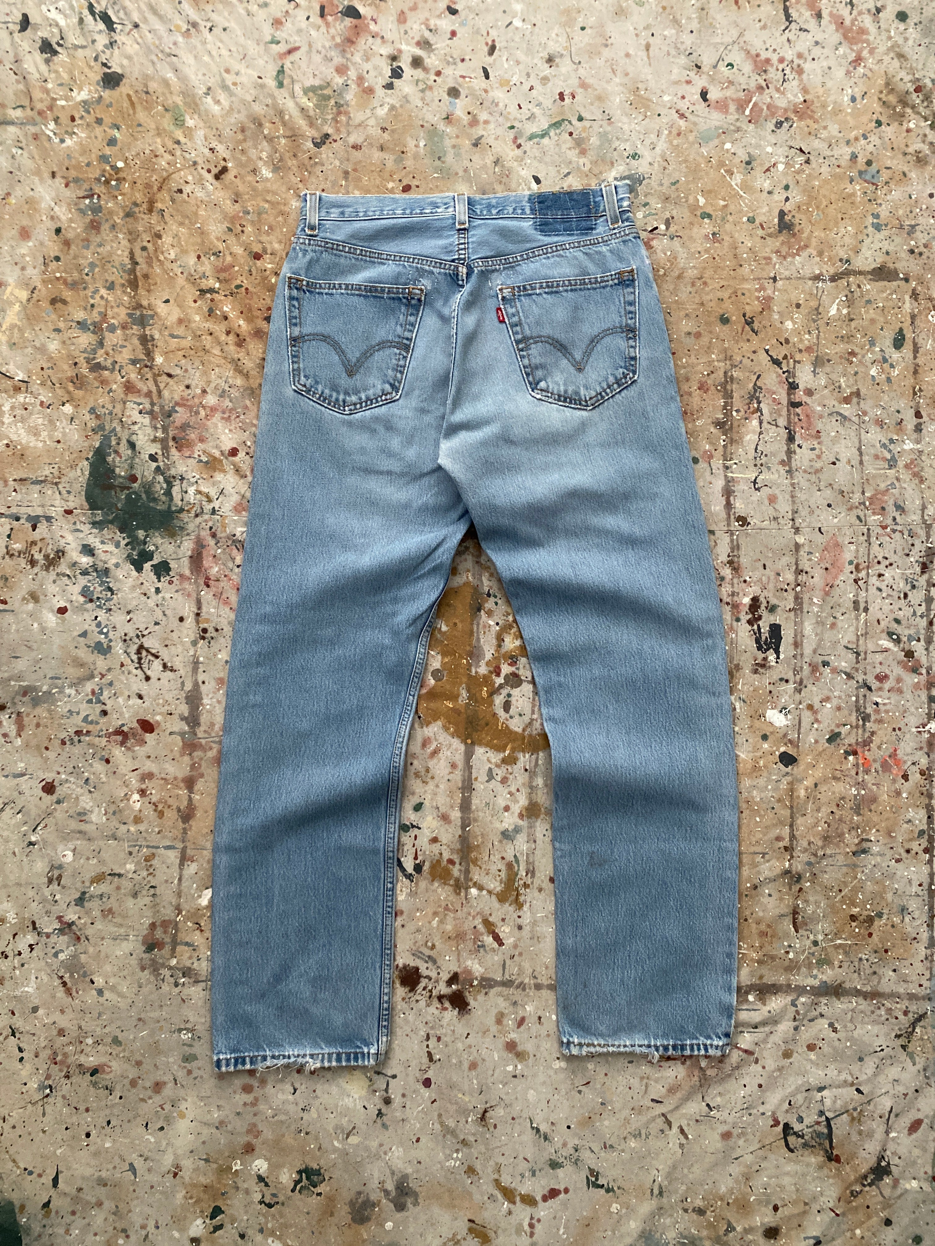 00s levi's 505 light wash jeans