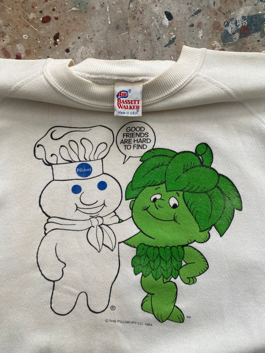 80s pillsbury raglan sweatshirt