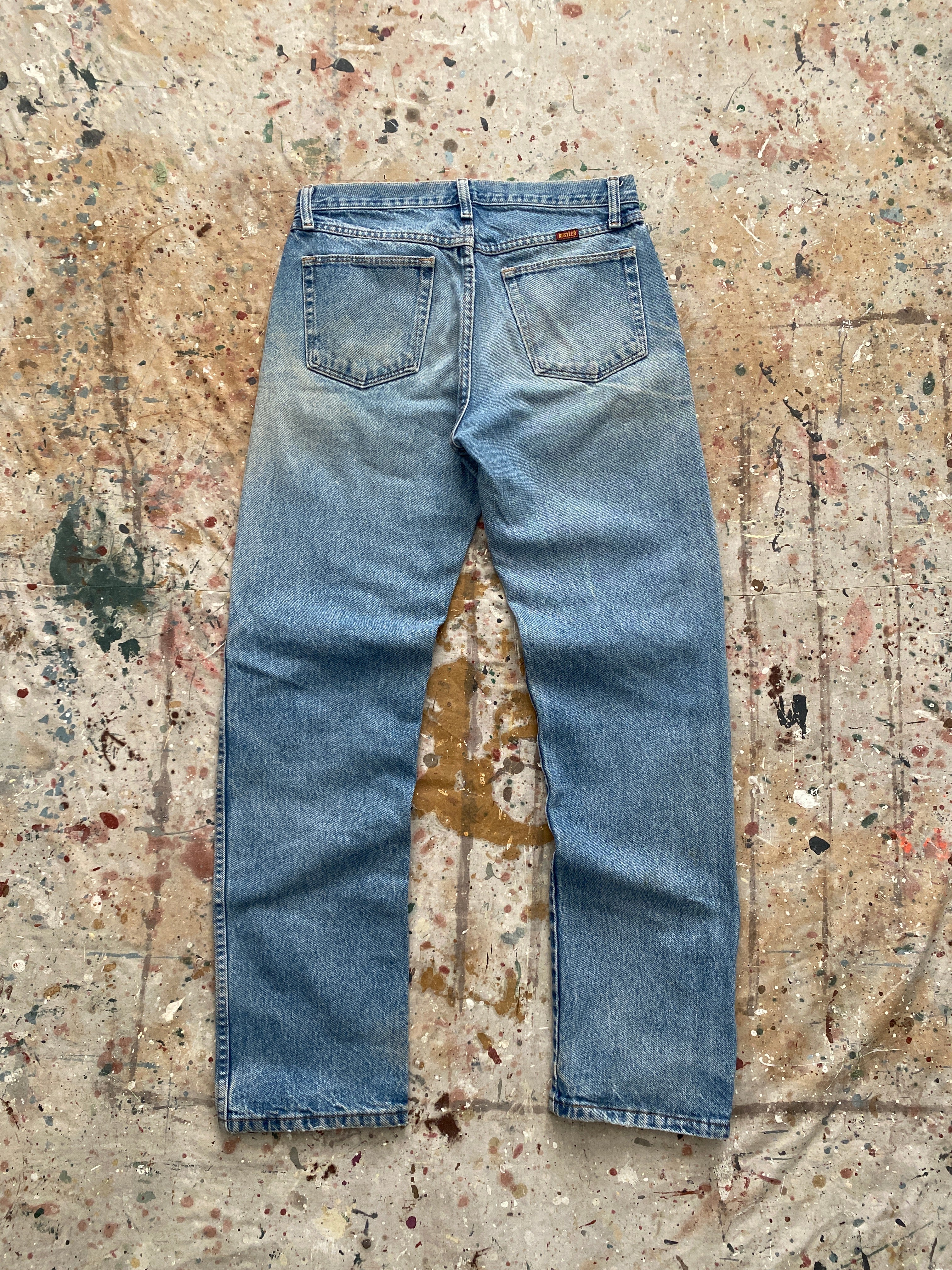 00s distressed rustler jeans