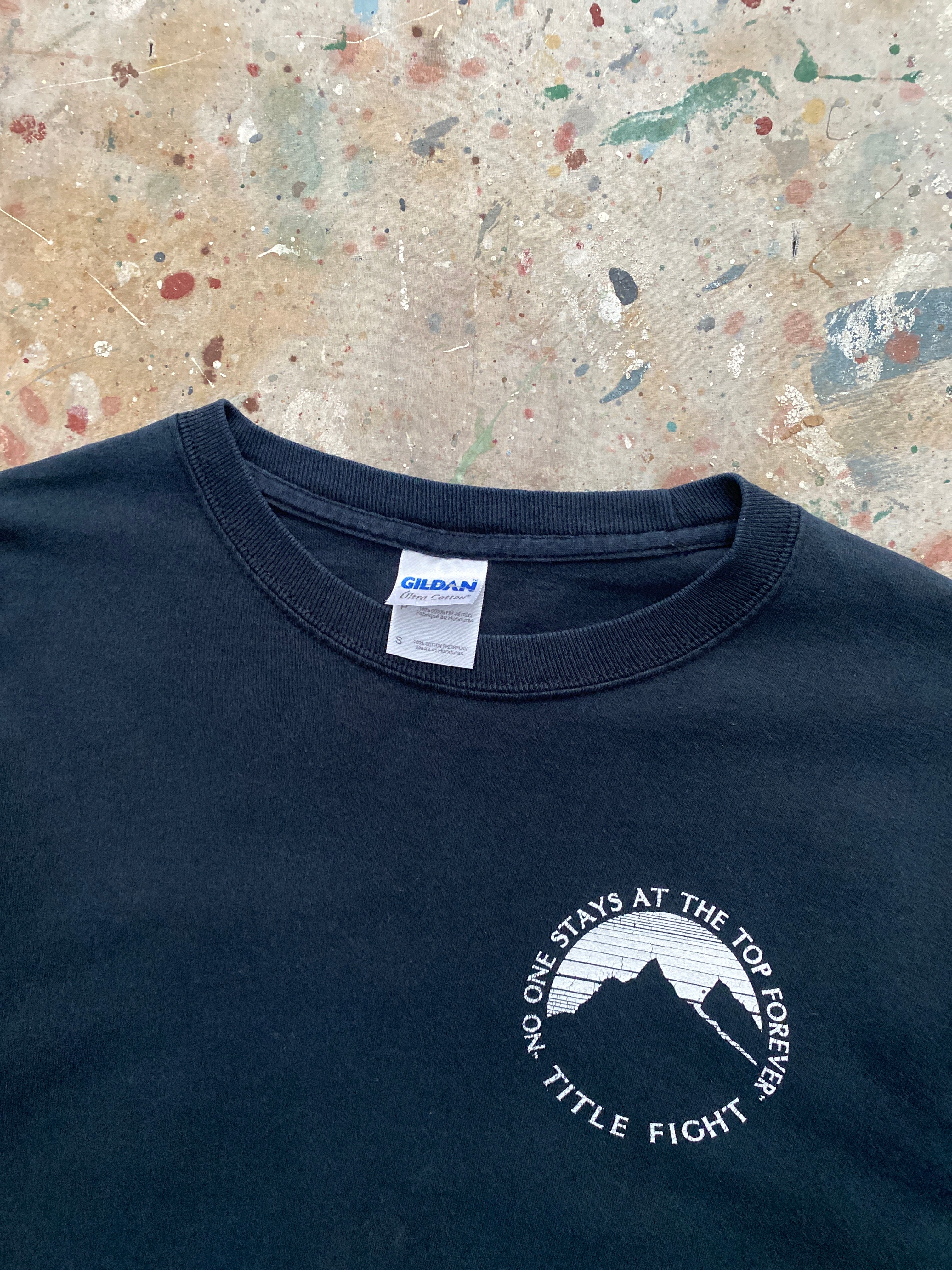 2009 title fight black long sleeve tee