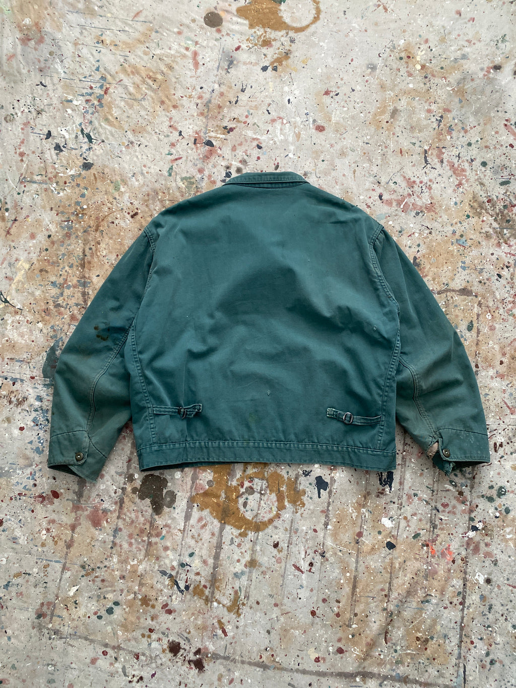 60s lincoln green blanket lined big mac work jacket