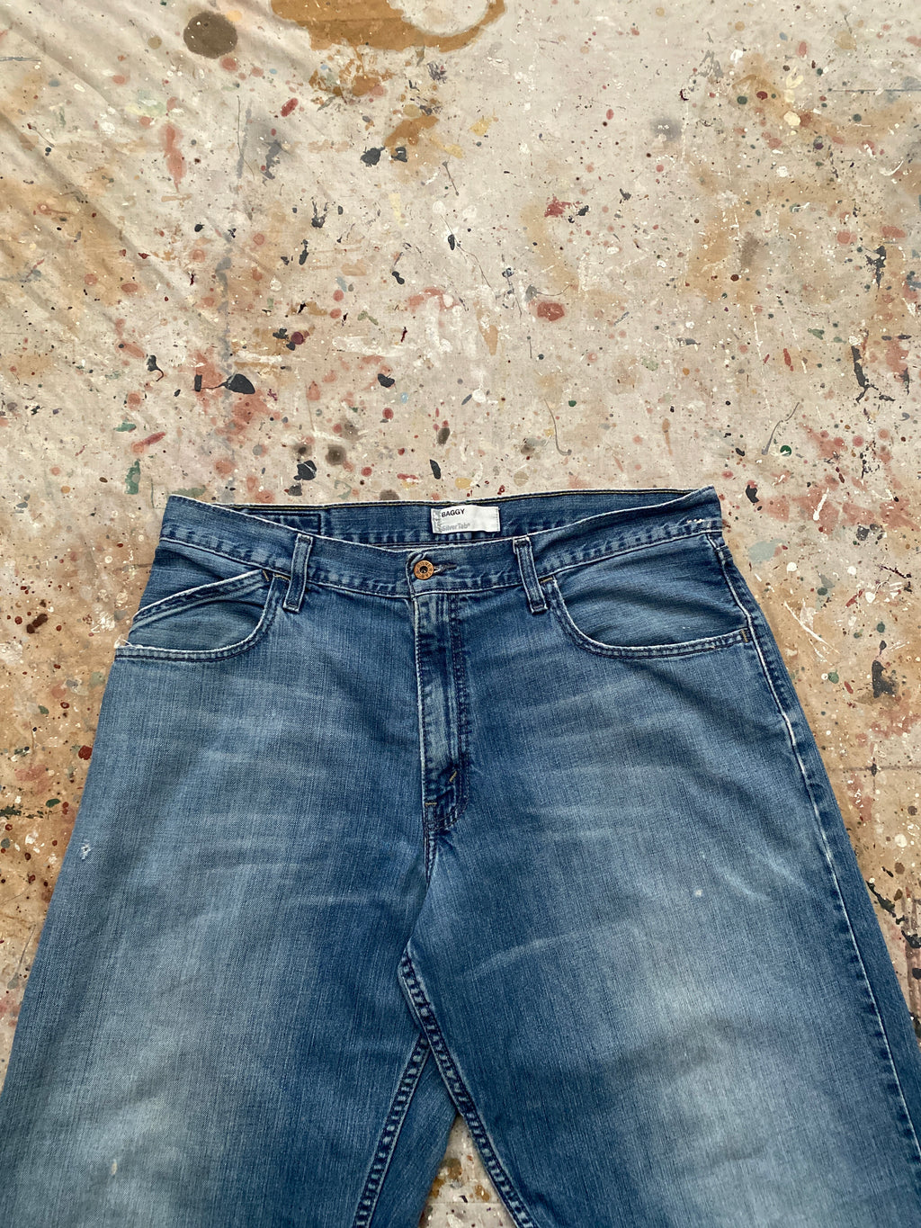 90s levi's baggy silver tab jeans