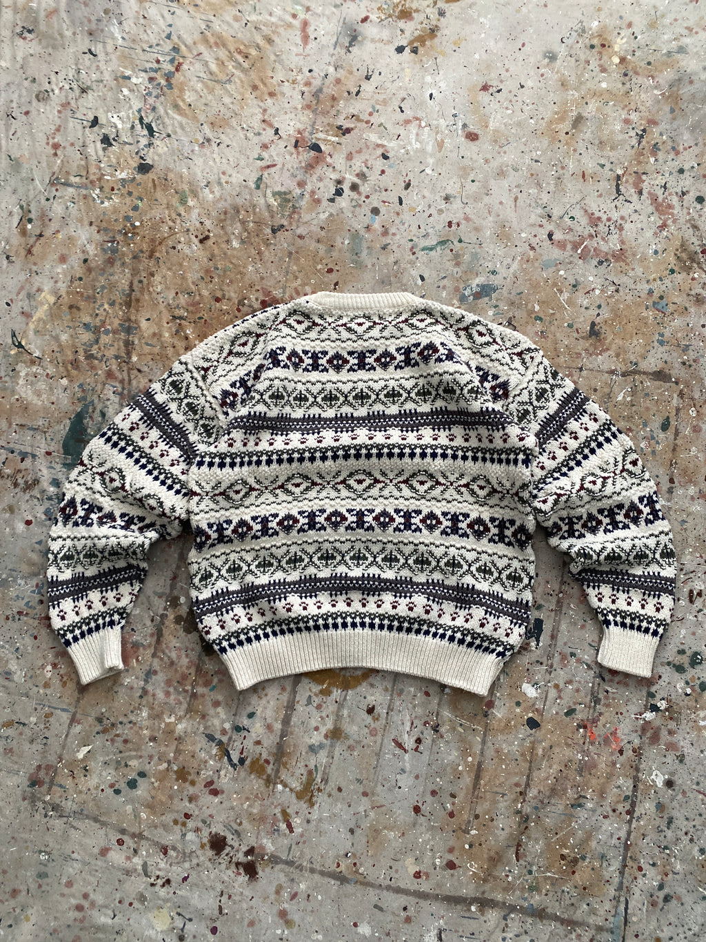 90s eddie bauer cotton knit sweater