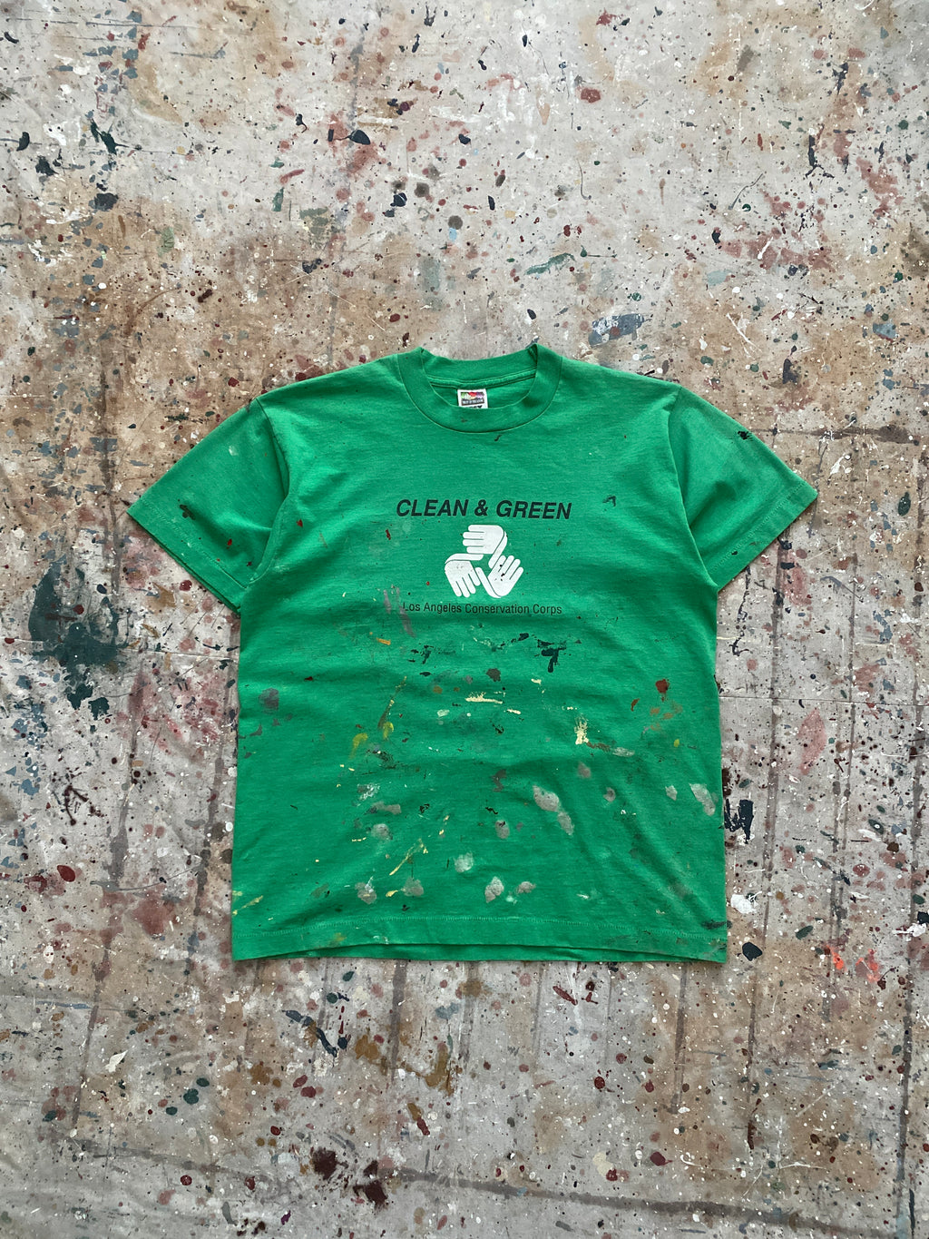 90s "clean & green" painter tee