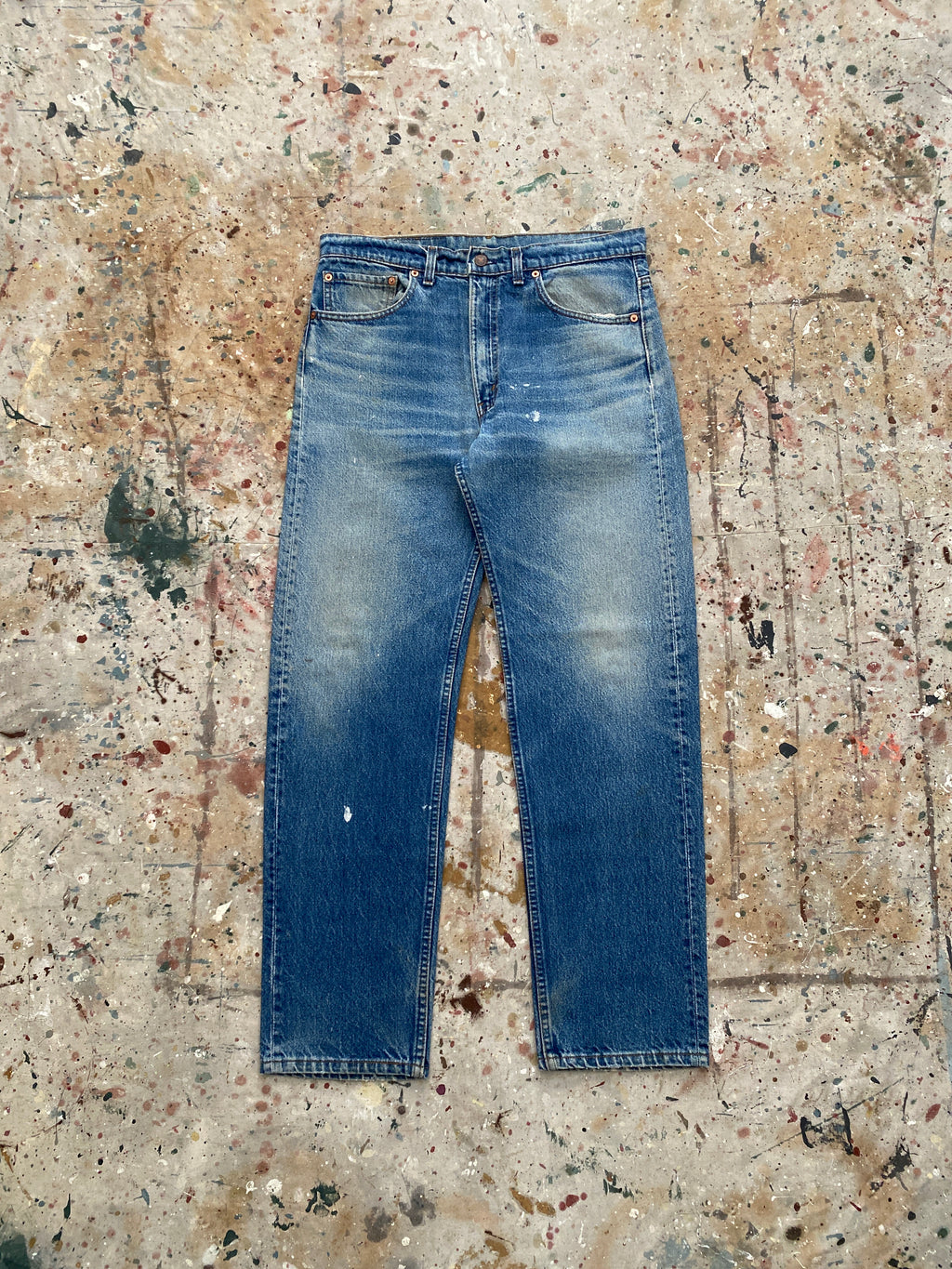 80s levi's 505 faded painter jeans
