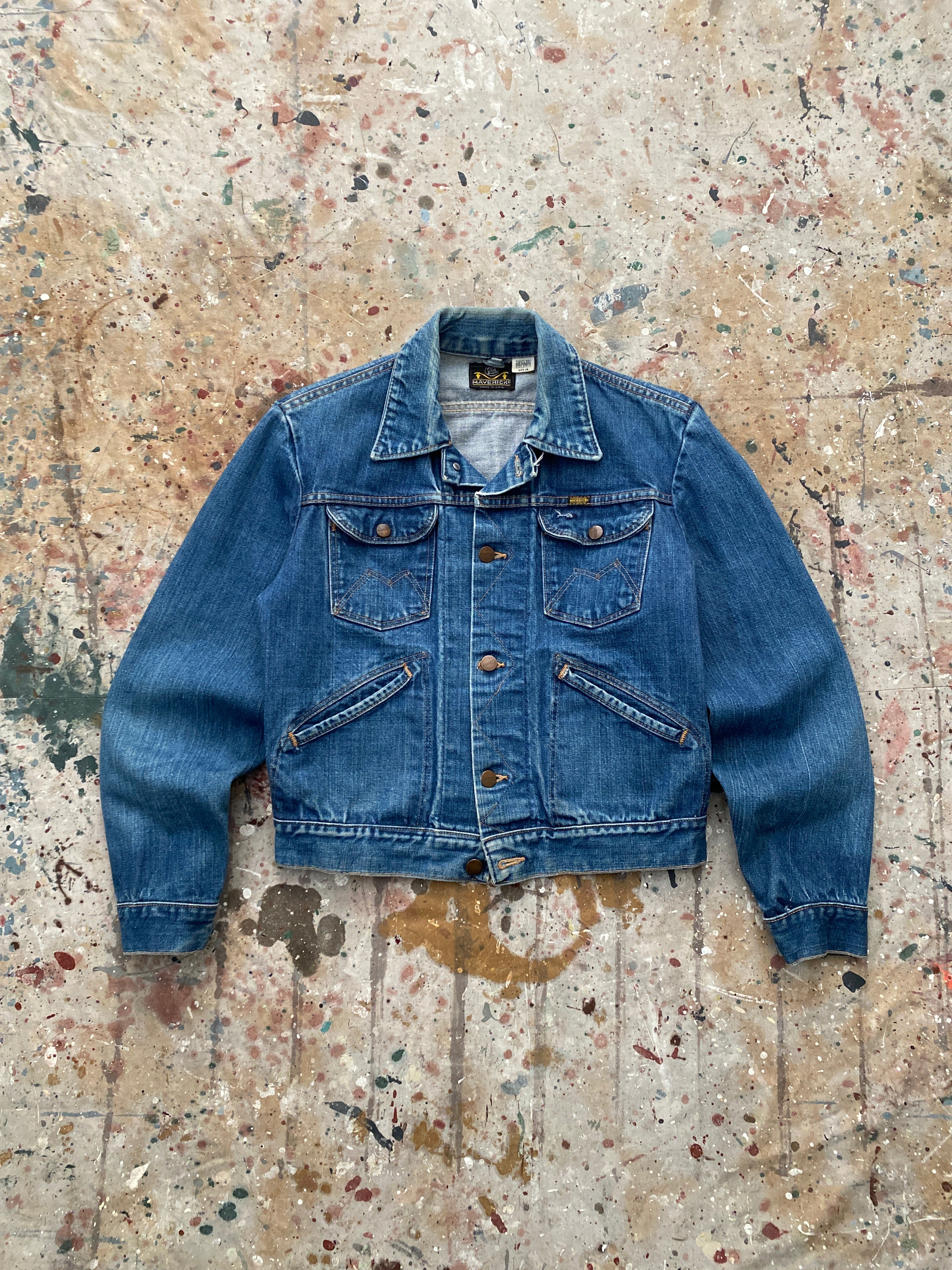 60s maverick blue bell denim jacket