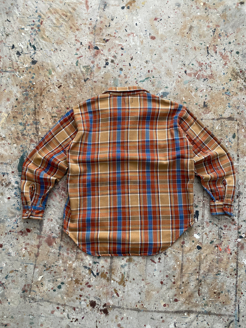 70s oshkosh flannel shirt