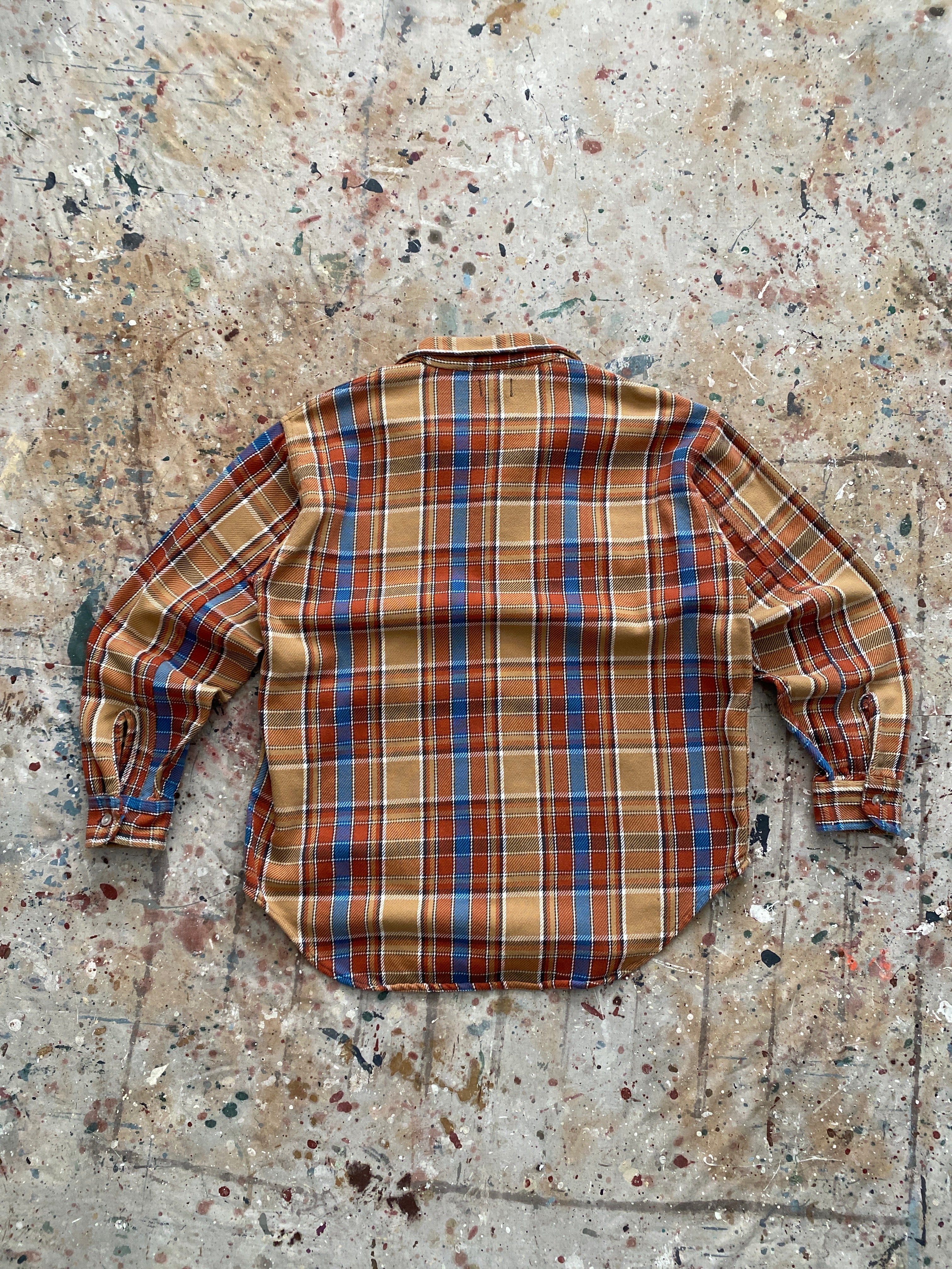 70s oshkosh flannel shirt