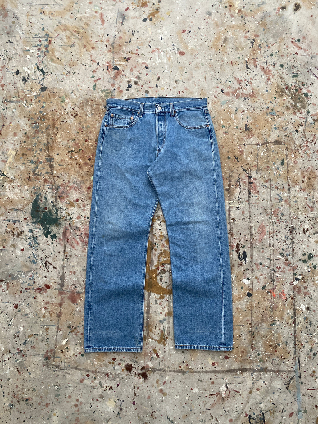 90s levi's 501 light wash jeans