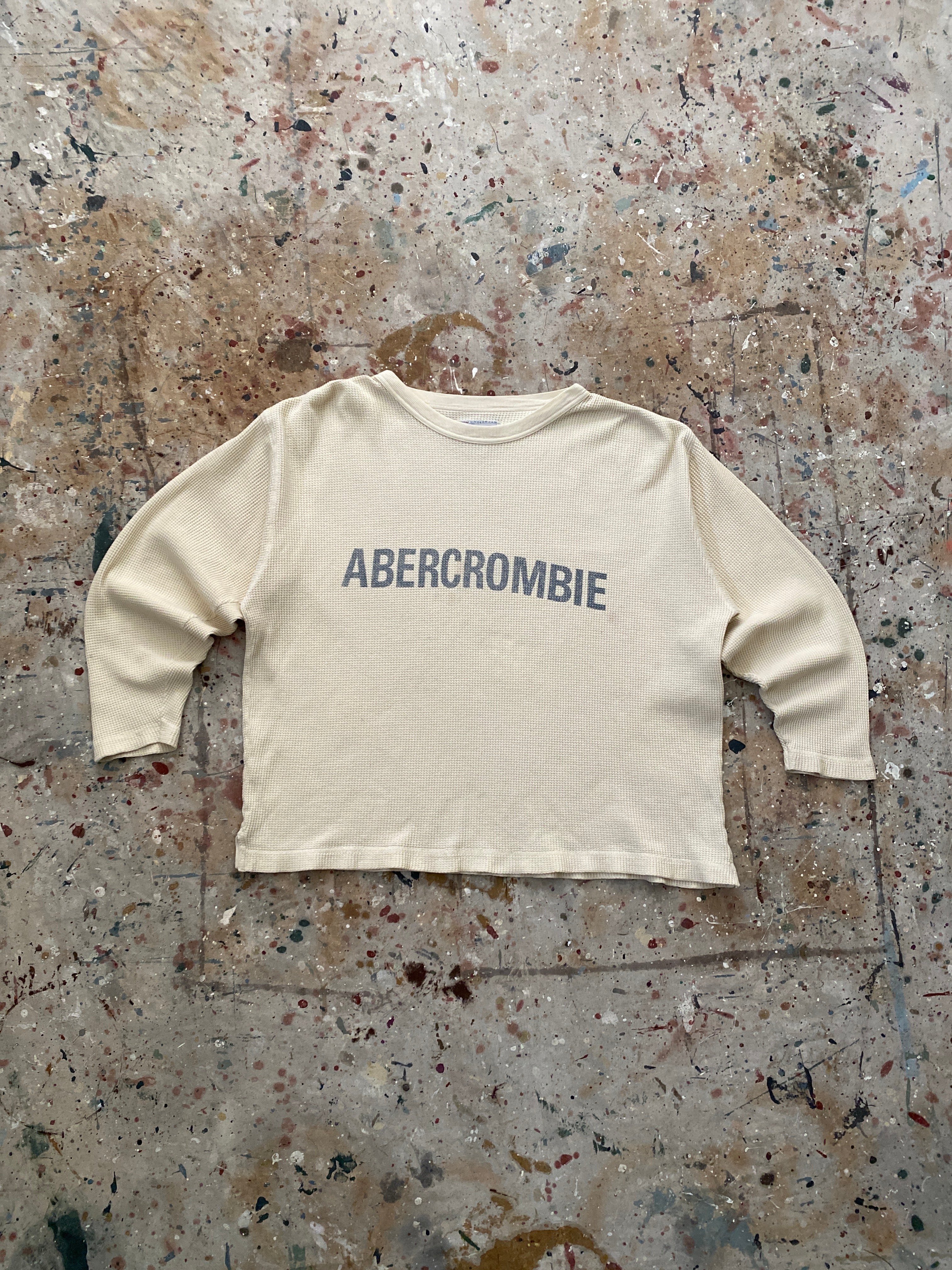 90s abercrombie and fitch cotton thermal