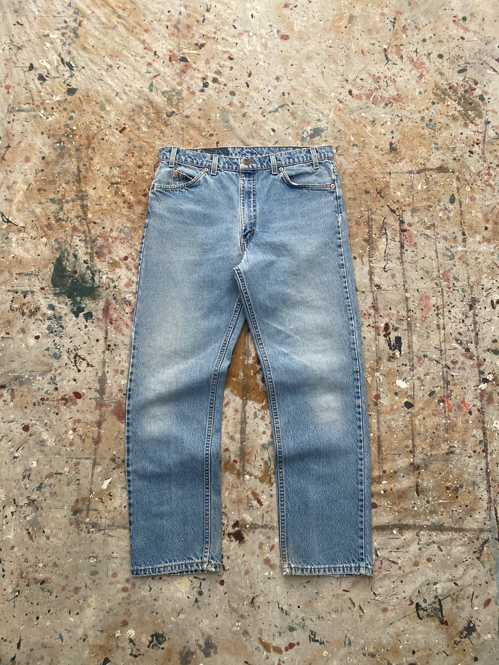 90s levi's 505 light wash jeans