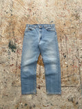 90s levi's 505 light wash jeans