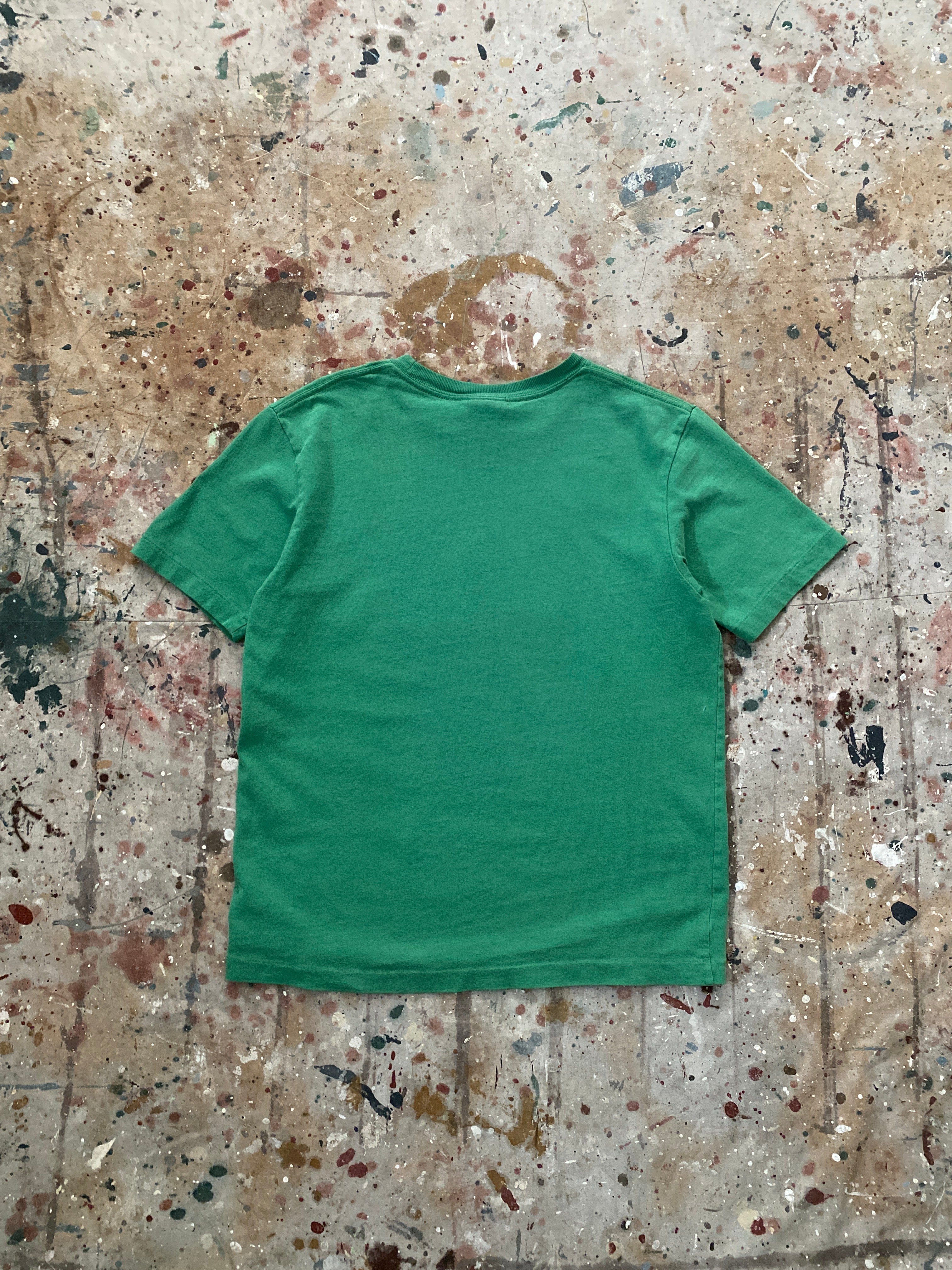 90s abercrombie & fitch green moose tee
