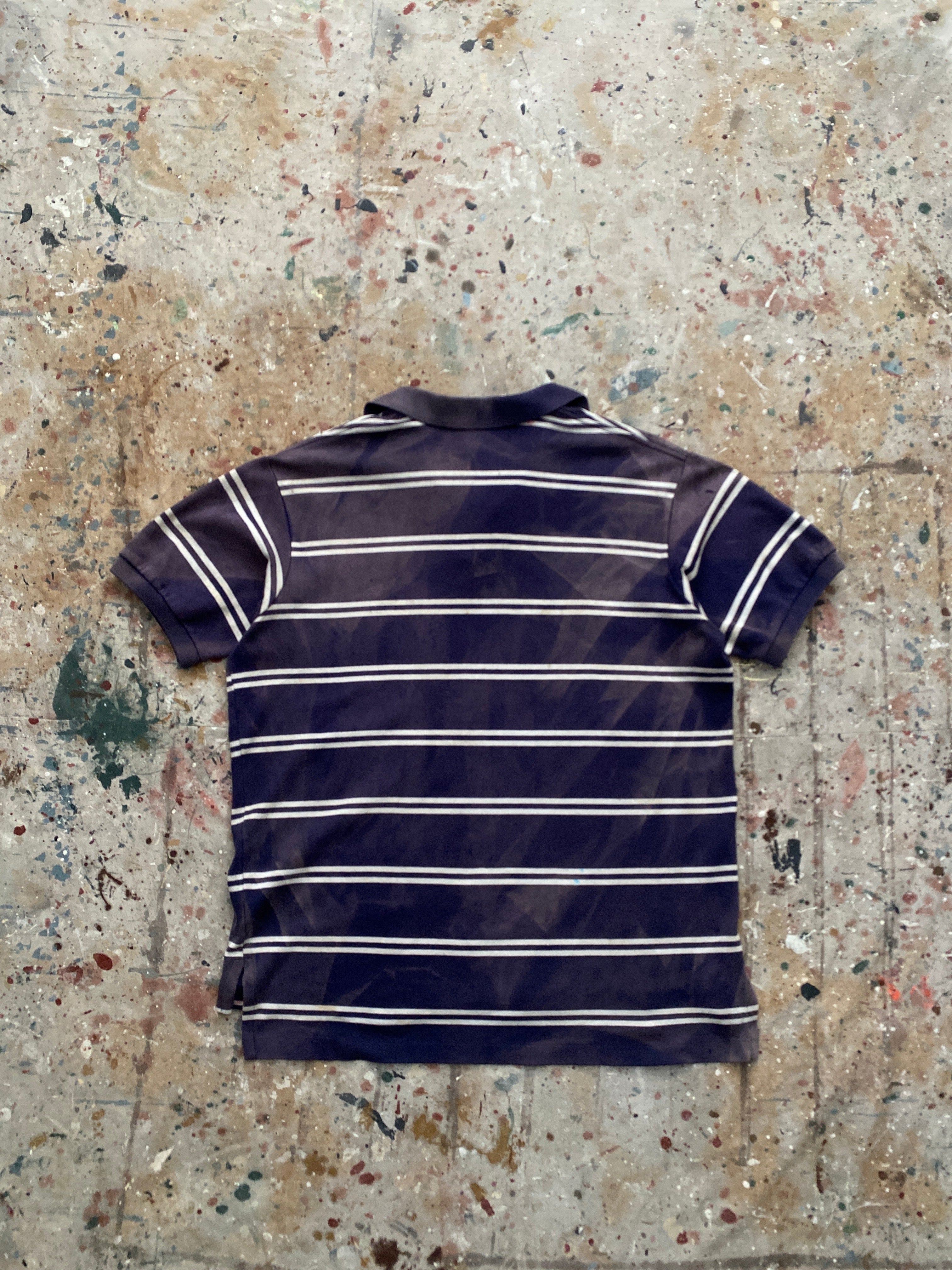 90s sun faded and distressed PRL polo shirt