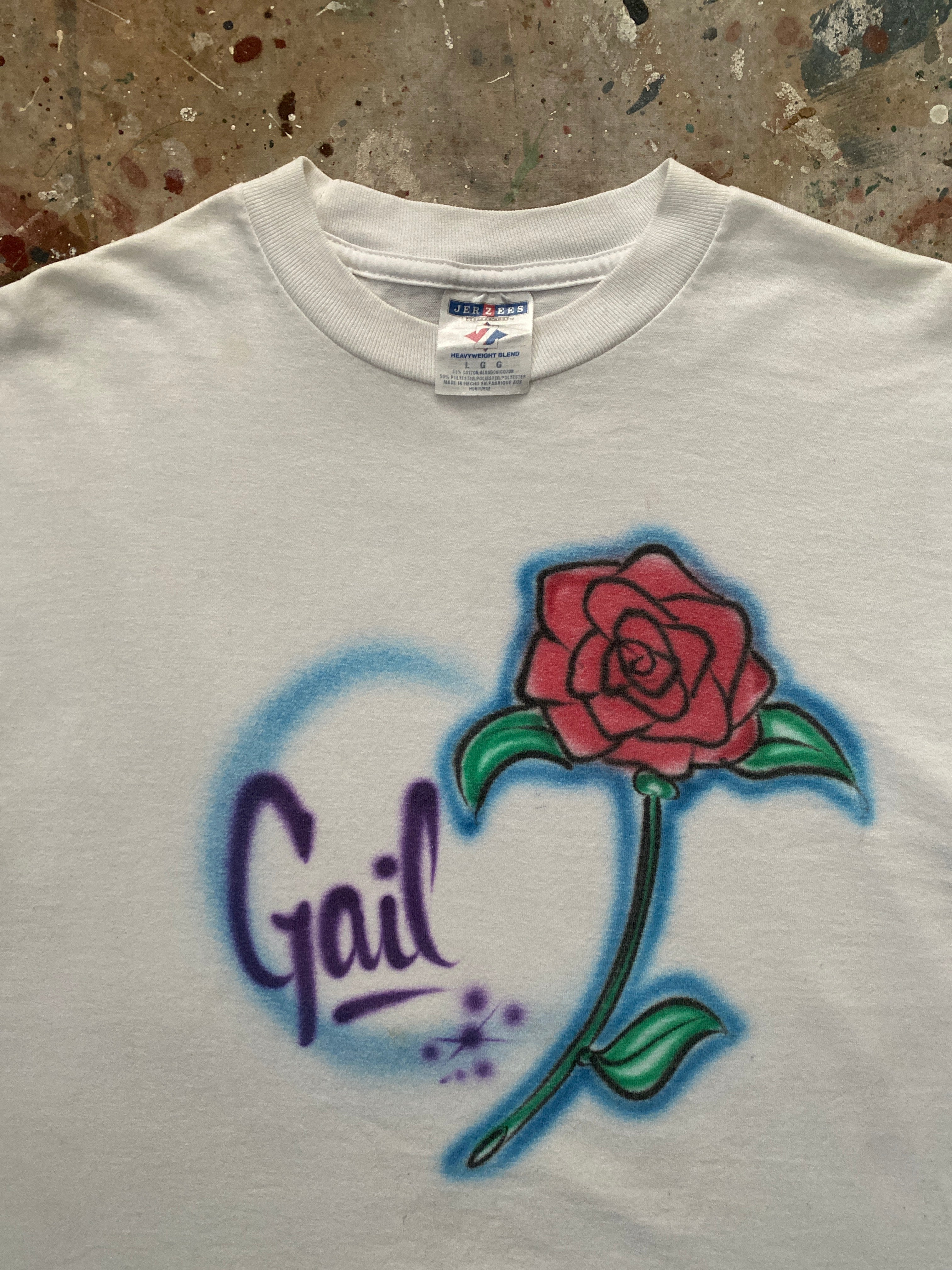 00s "gail" airbrushed tee