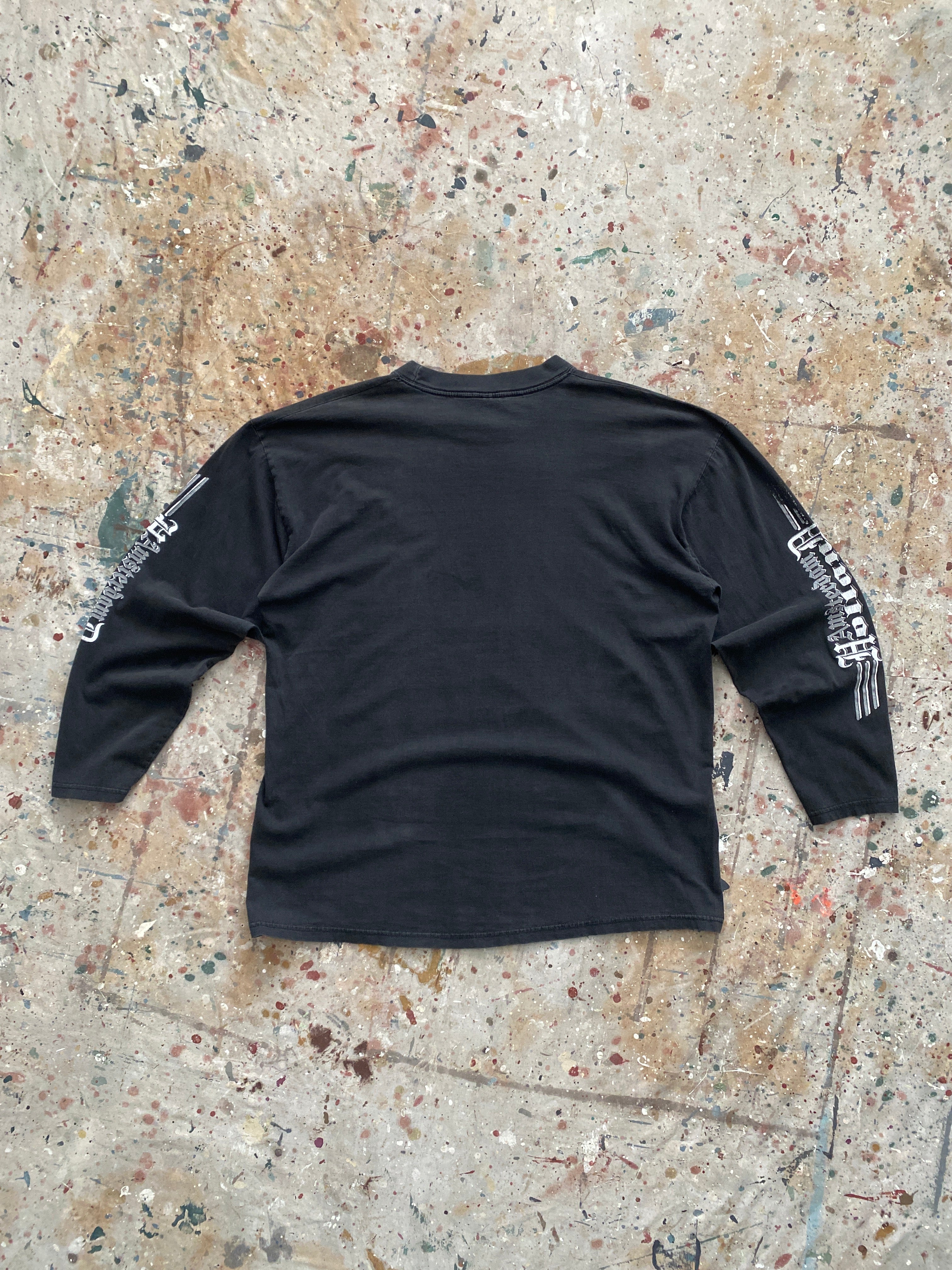 00s faded black amsterdam long sleeve tee