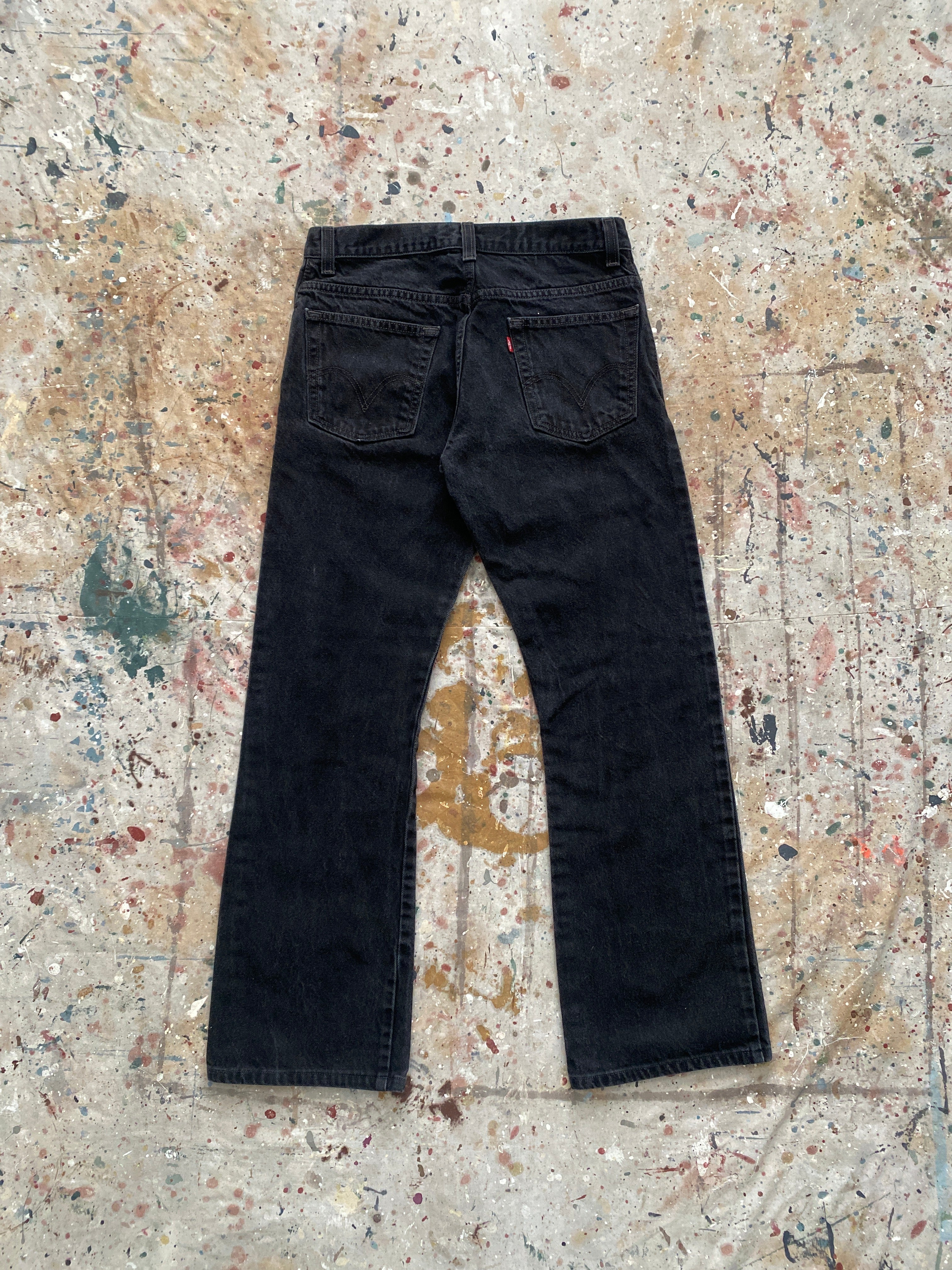 00s black levi's 517 bootcut jeans