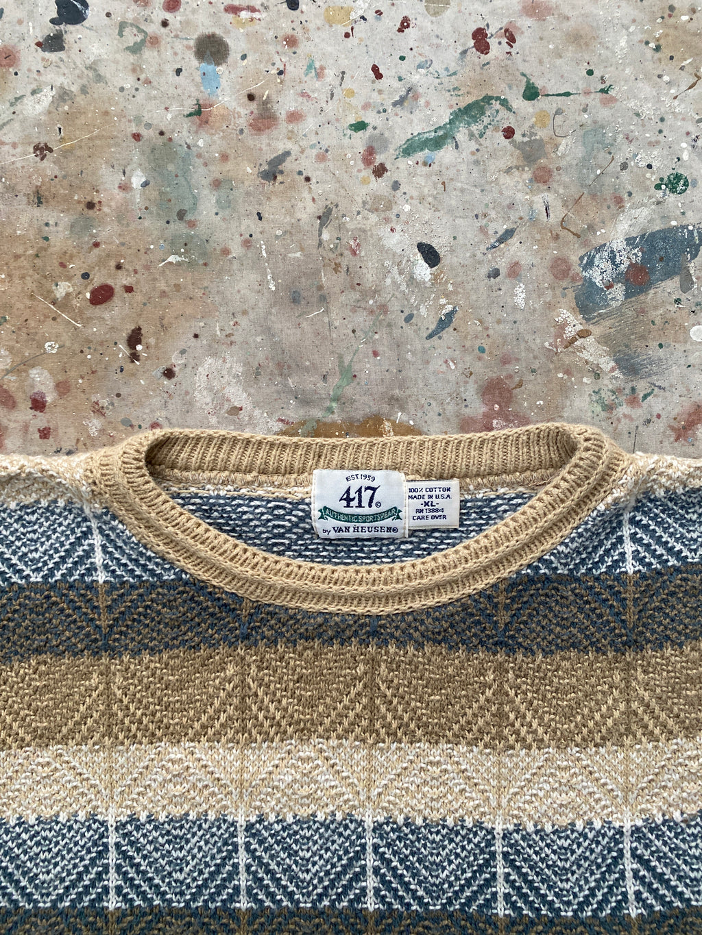 90s chunky knit cotton sweater