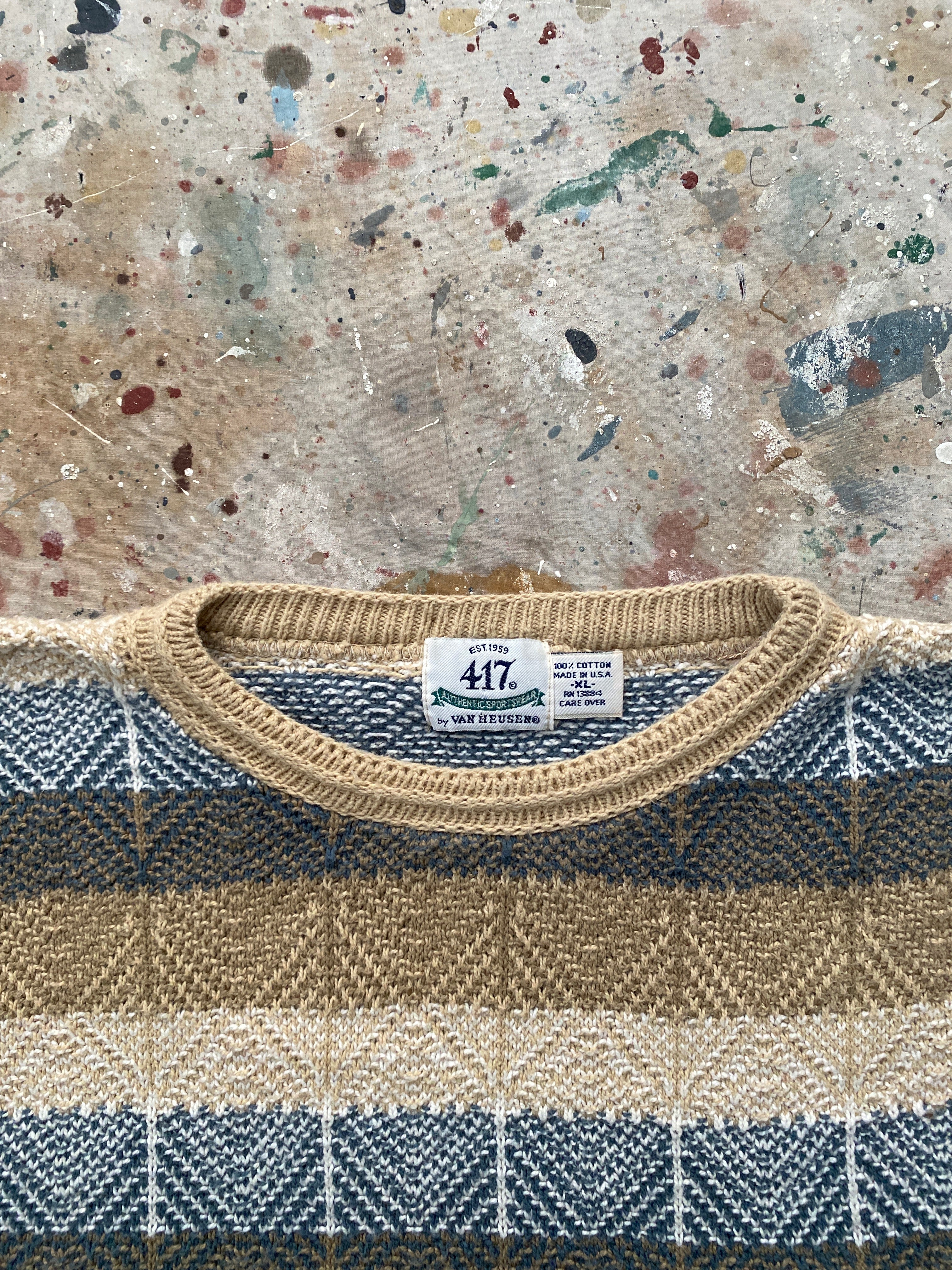 90s chunky knit cotton sweater