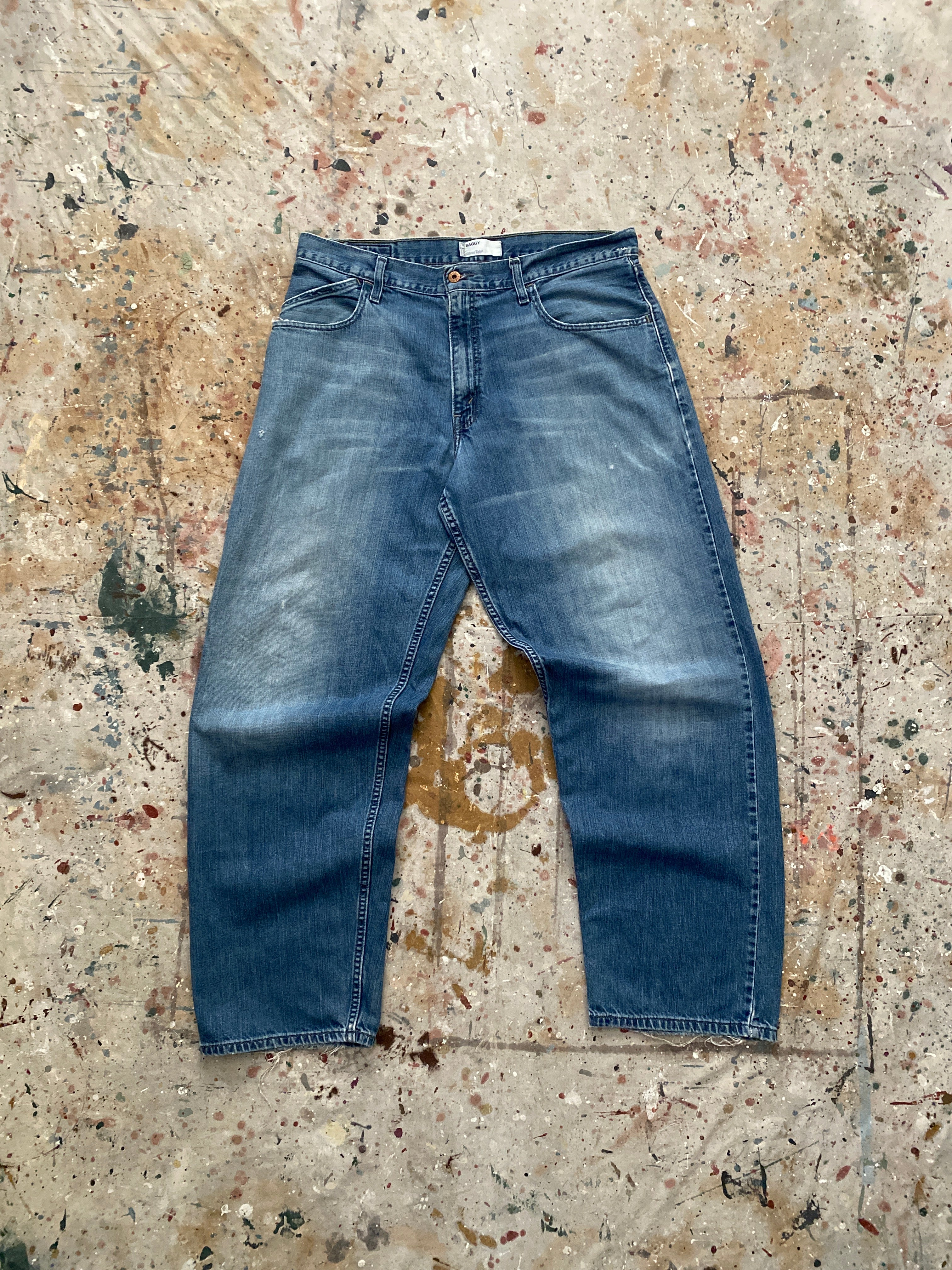 90s levi's baggy silver tab jeans