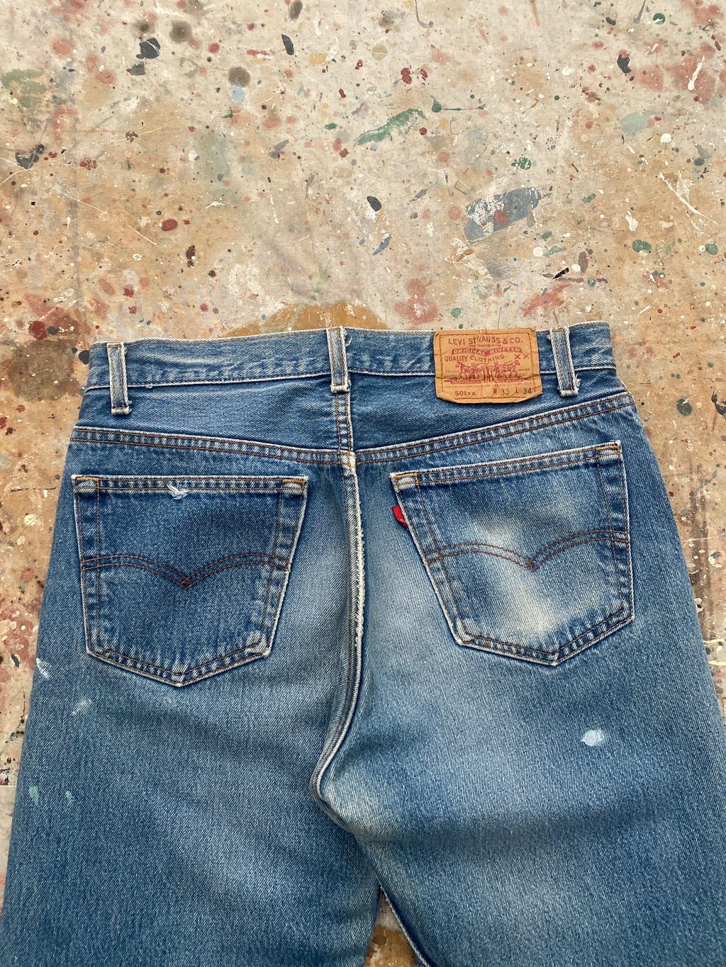 90s levi's 501 painter jeans
