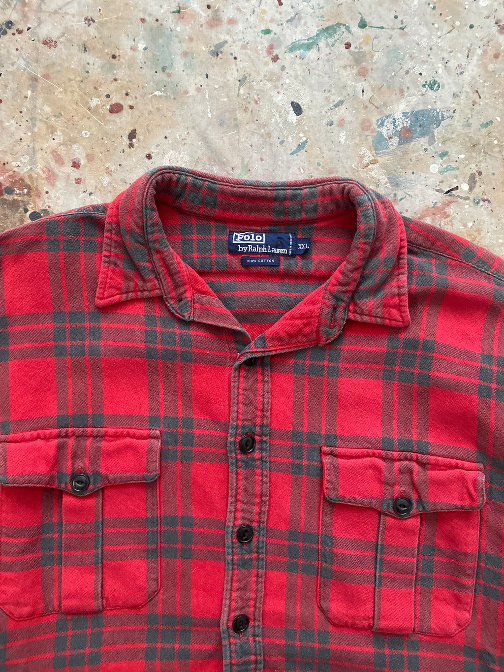 90s PRL flannel shirt