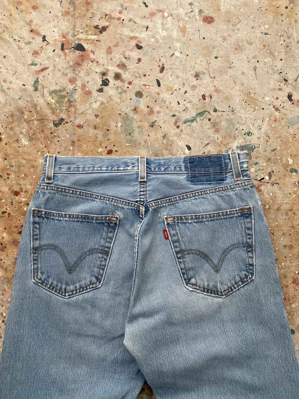 00s levi's 505 light wash jeans