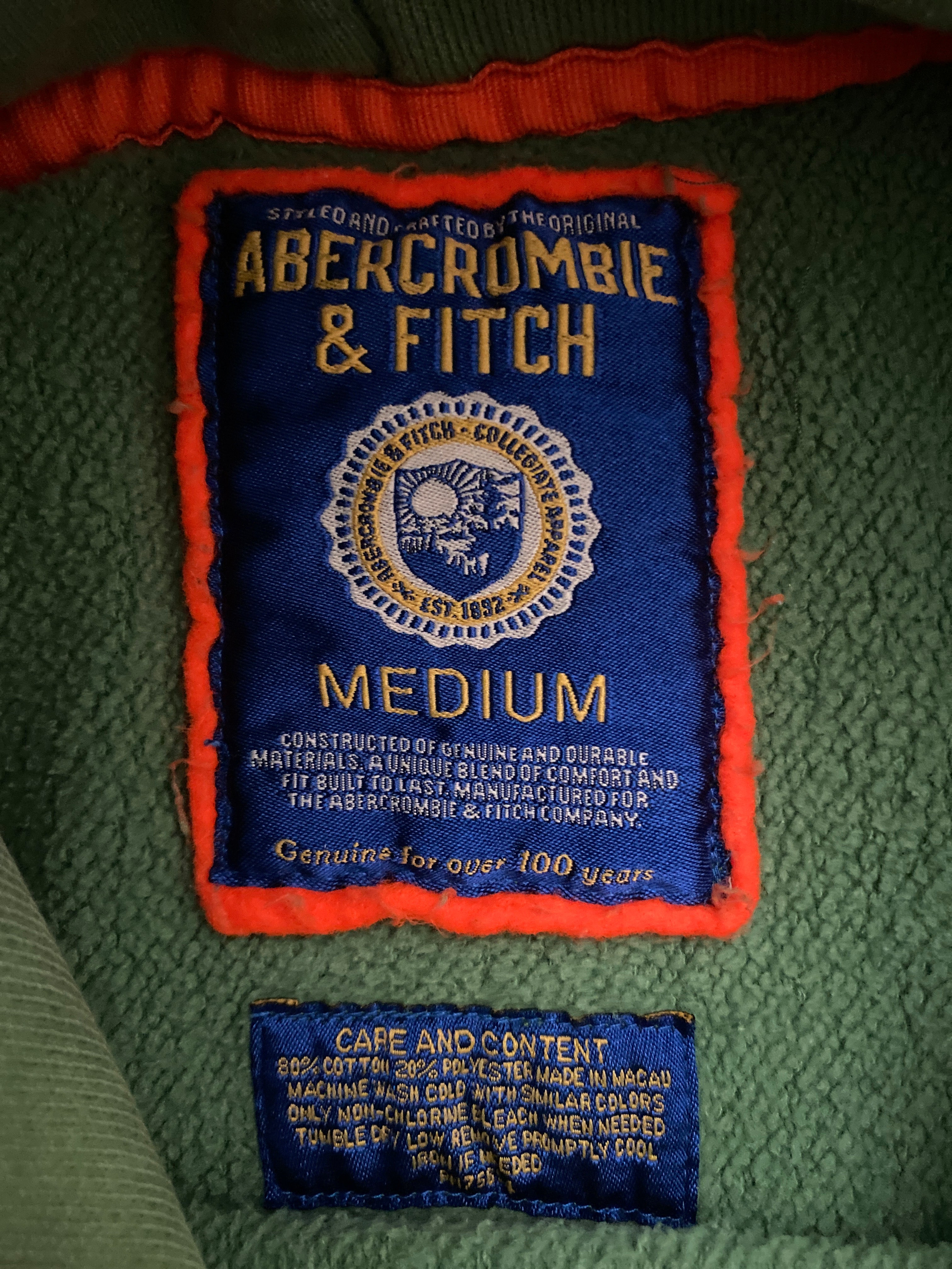 00s a&f heavy weight tigers hoodie