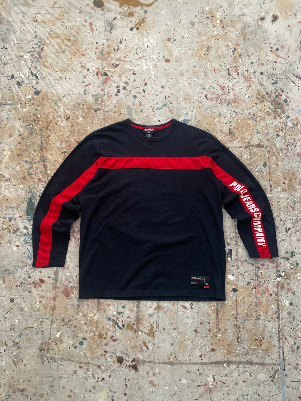 90s PRL polo jeans company long sleeve tee