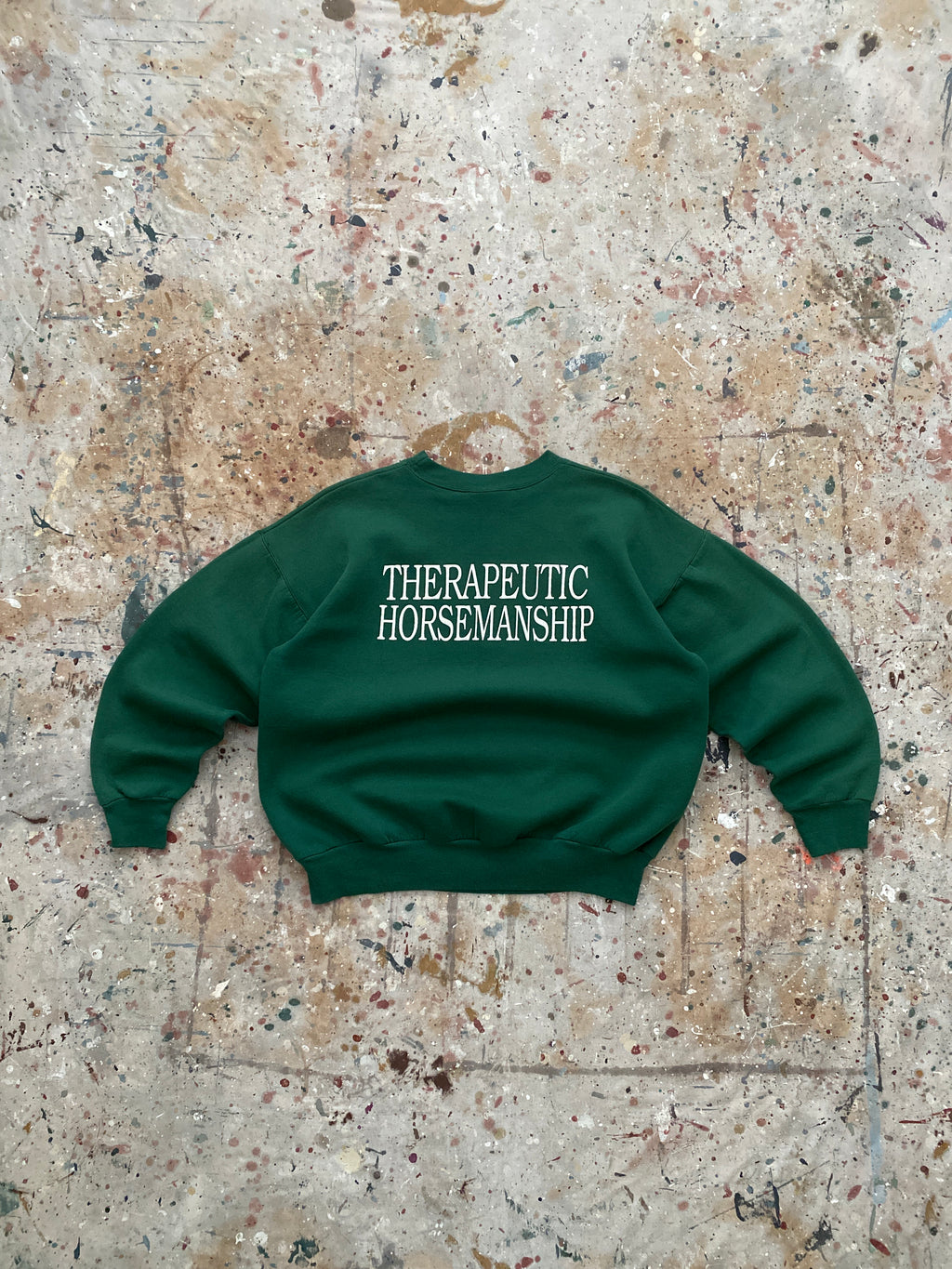 90s therapeutic horsemanship sweatshirt