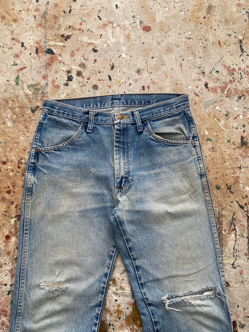 00s distressed rustler jeans
