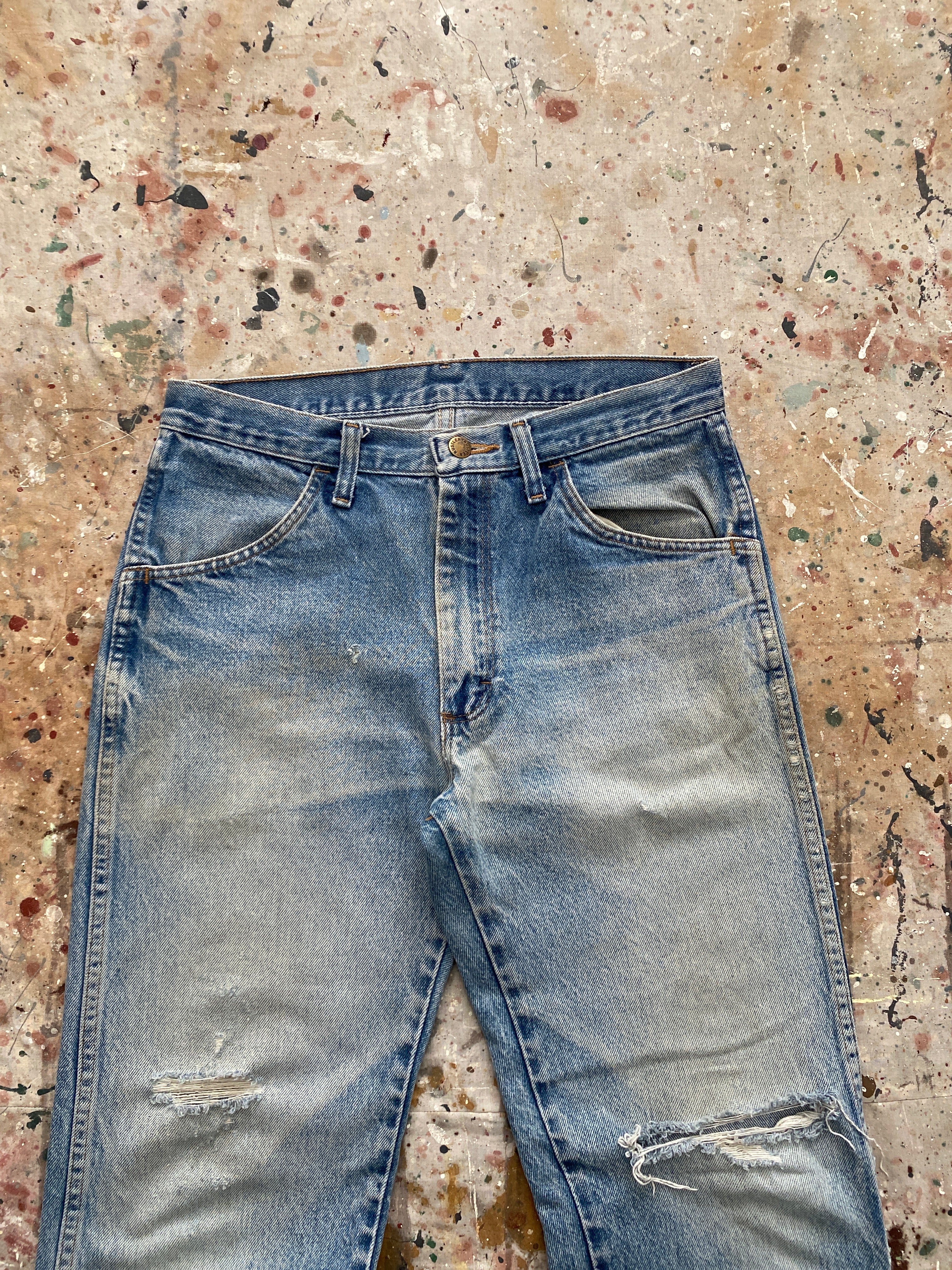 00s distressed rustler jeans