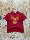 80s harley davidson distressed pocket tee